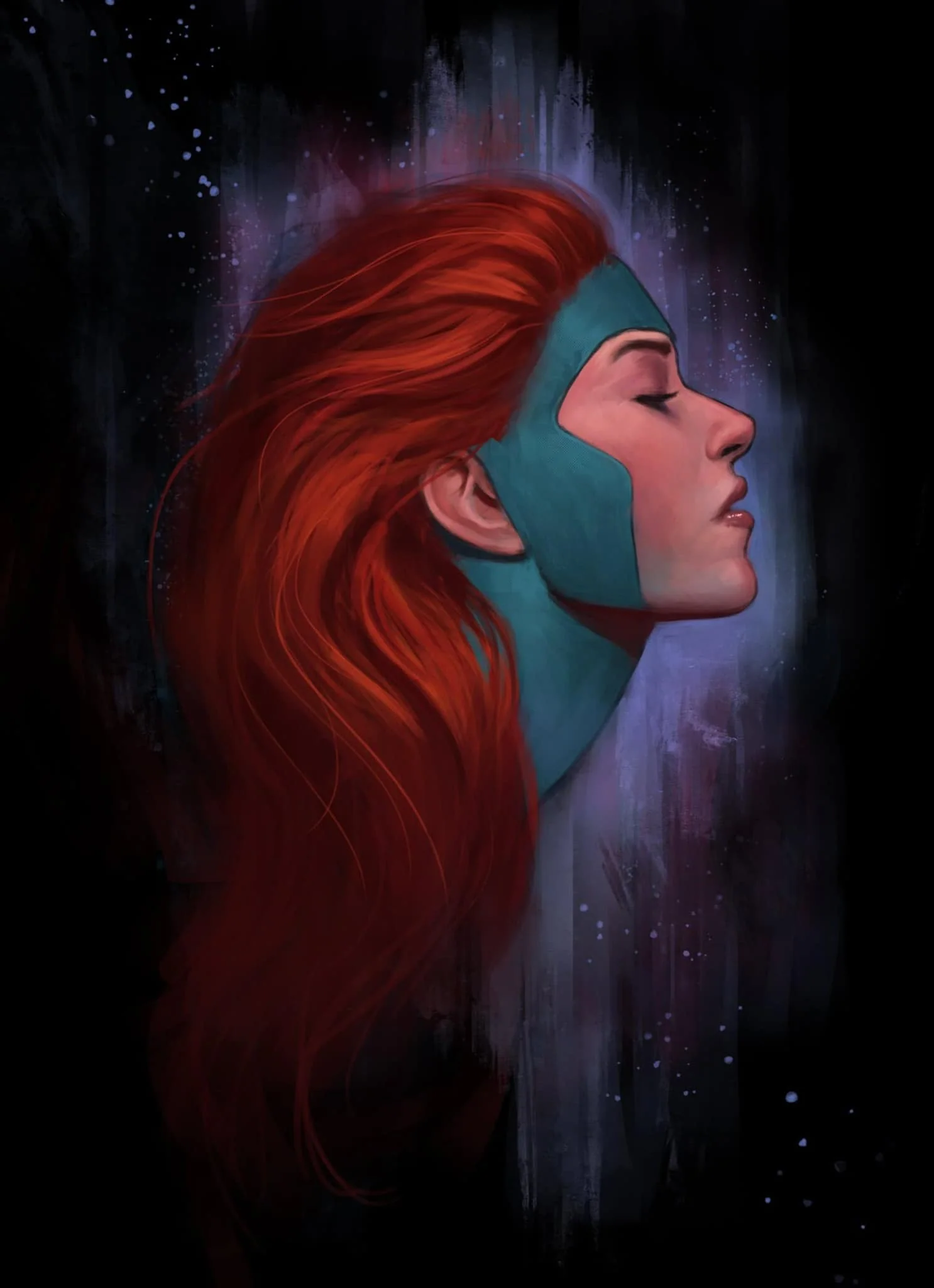 Aaron Bartling Original Art Jean Grey Illustration