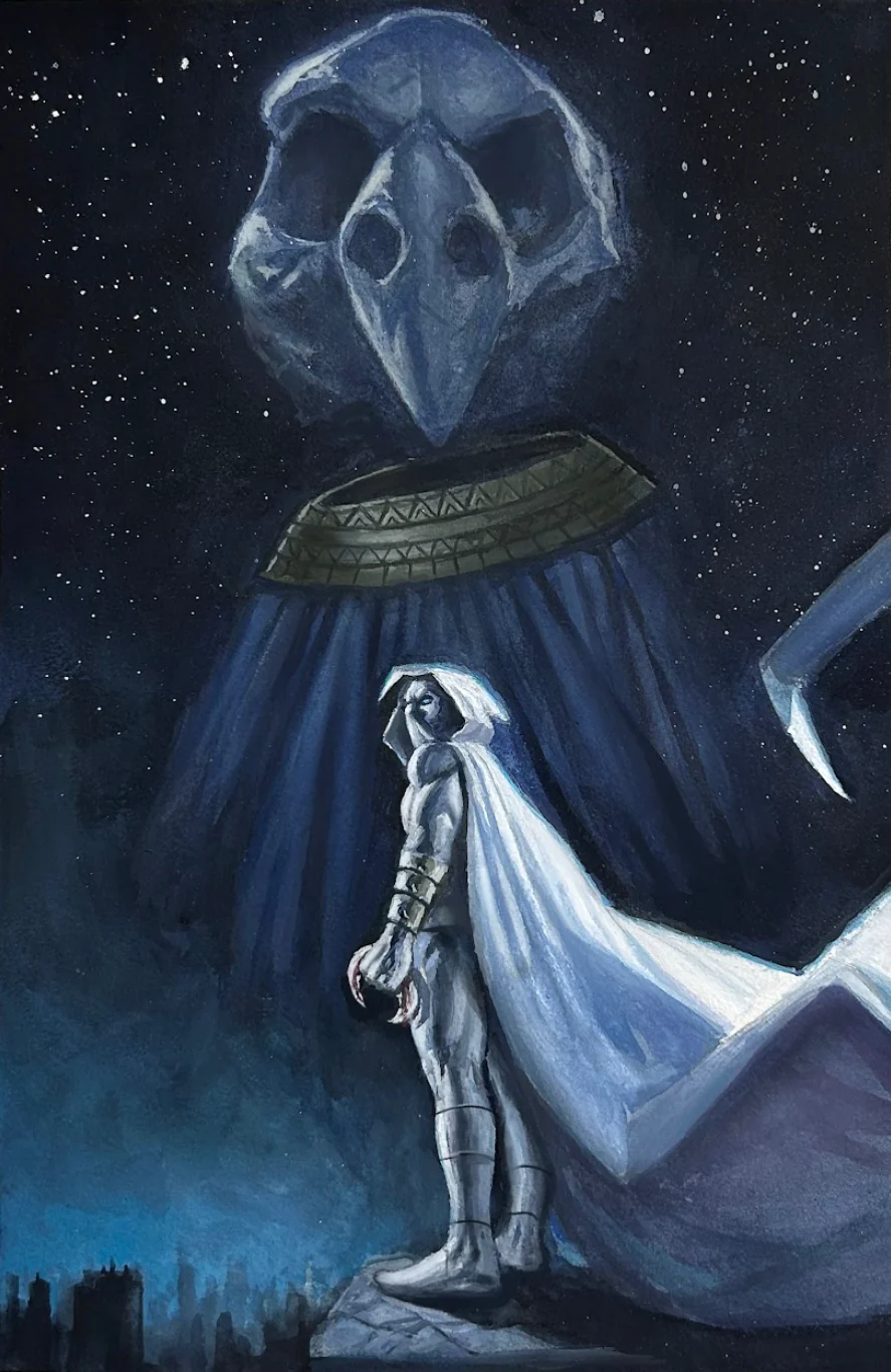 Aaron Bartling Original Art Moon Knight Illustration