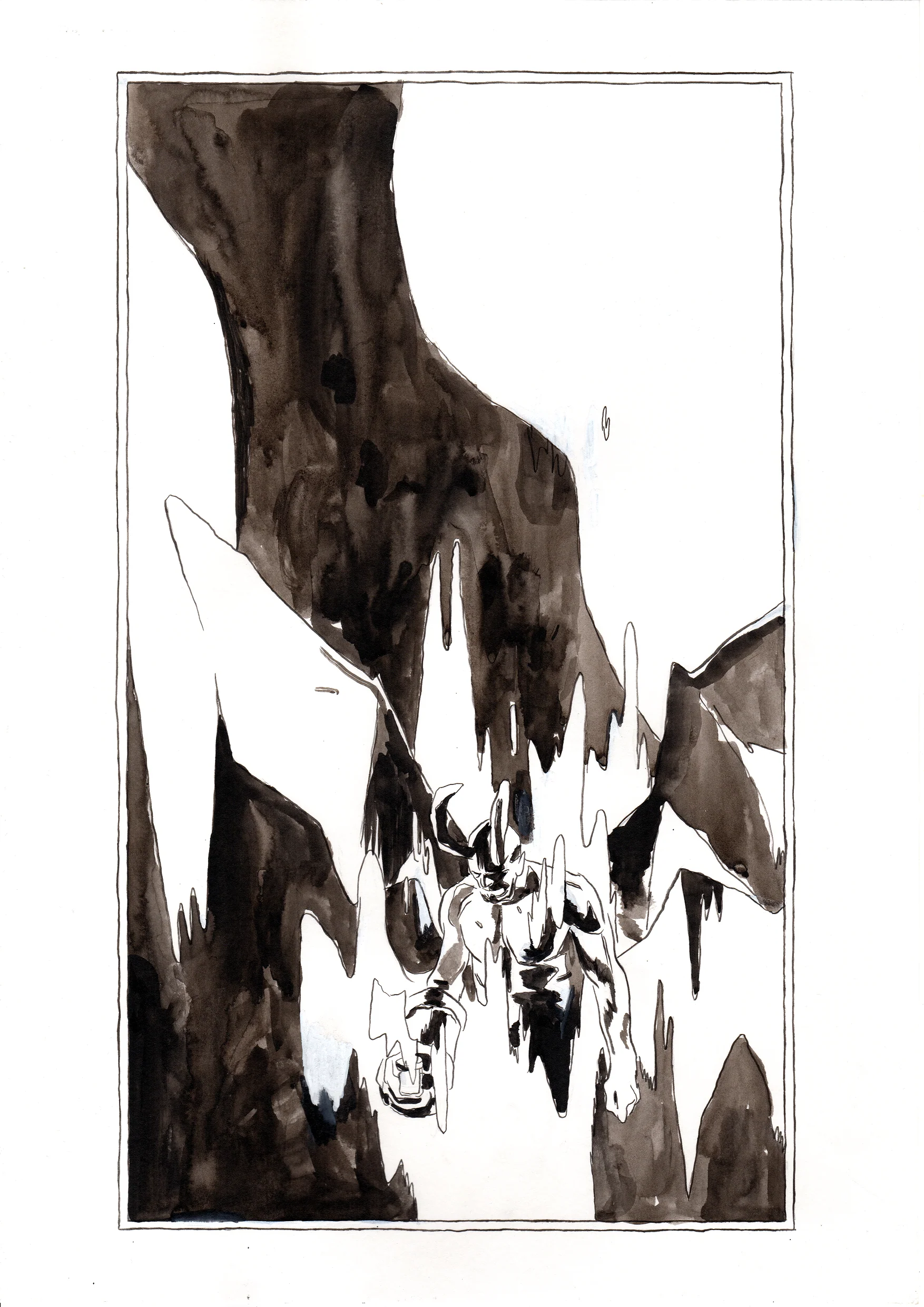 Alessandro Giordano Original Art Hellboy Illustration