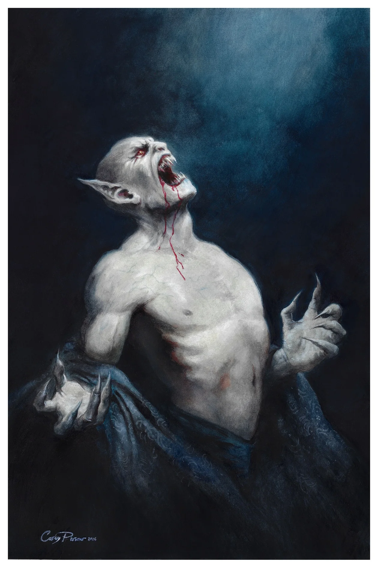 Casey Parsons Original Art FIENDS Vampire Cover