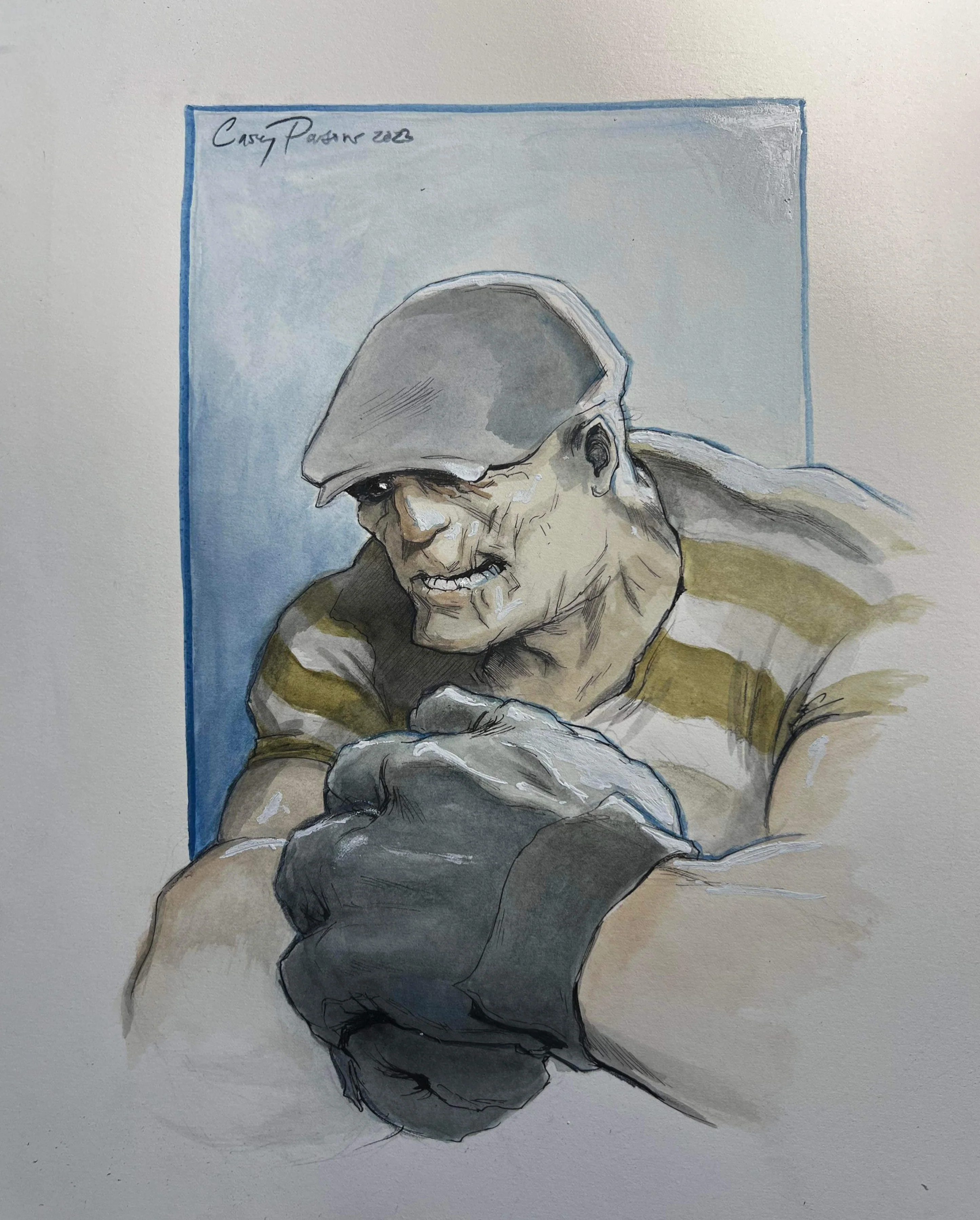 Casey Parsons Original Art Goon Illustration