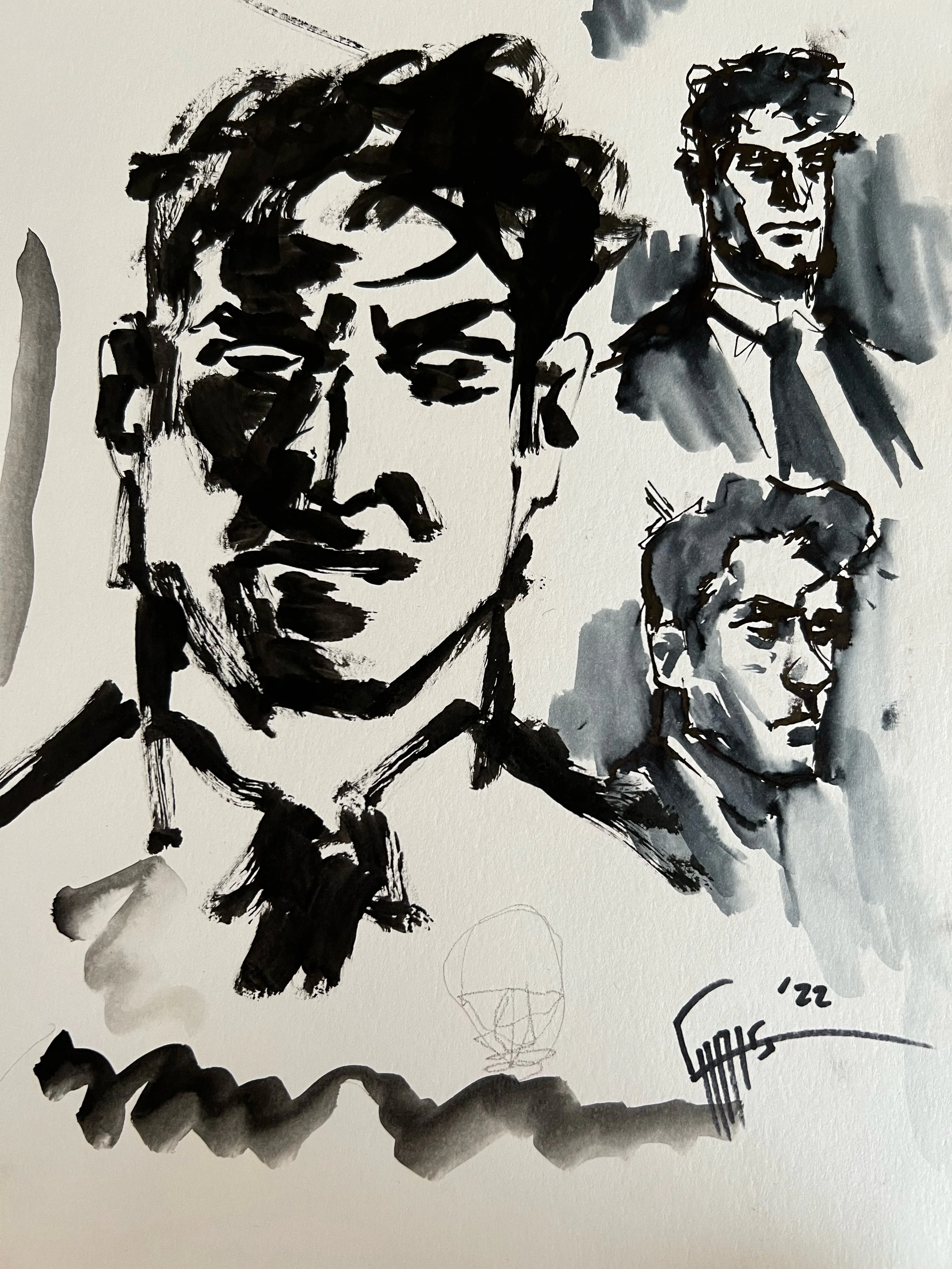 Chris Shehan Original Art House of Slaughter Jace Slaughter Study