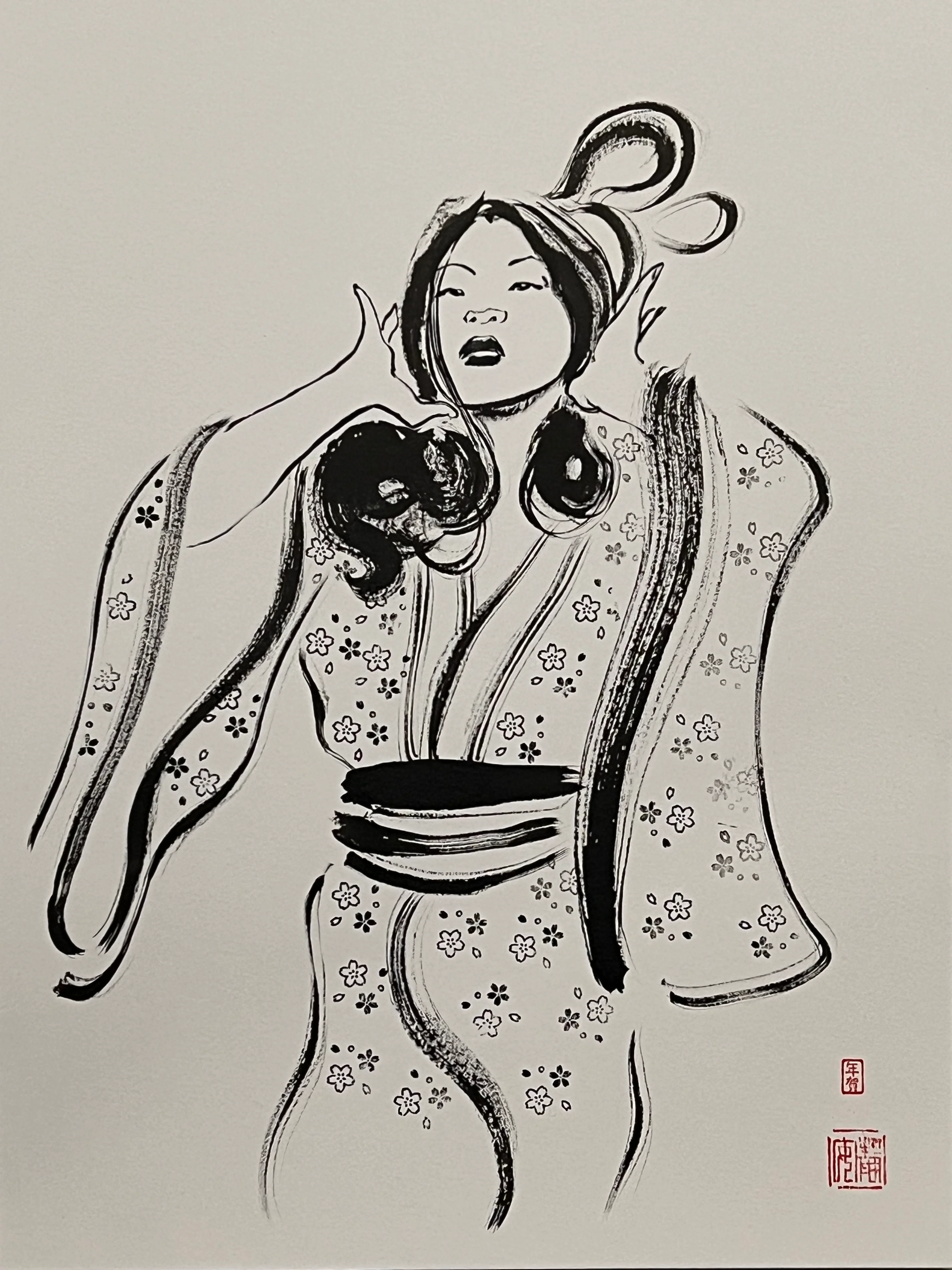 David Mack Original Art Brush & Ink Illustration 2