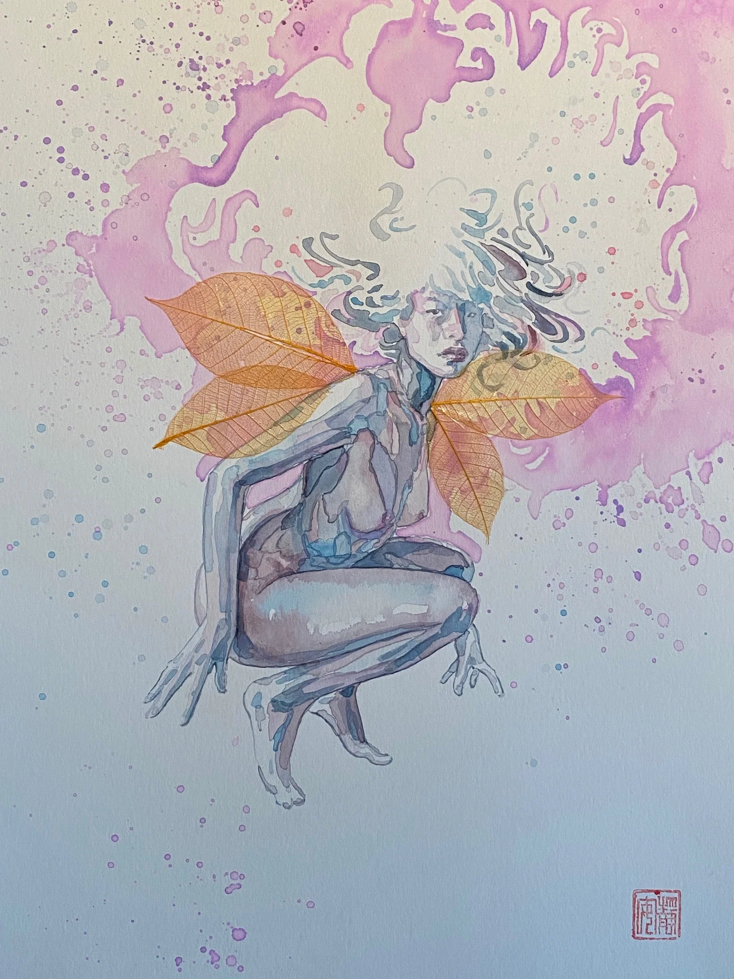 David Mack Original Art Fairy From Jim Henson Labyrinth Art Book