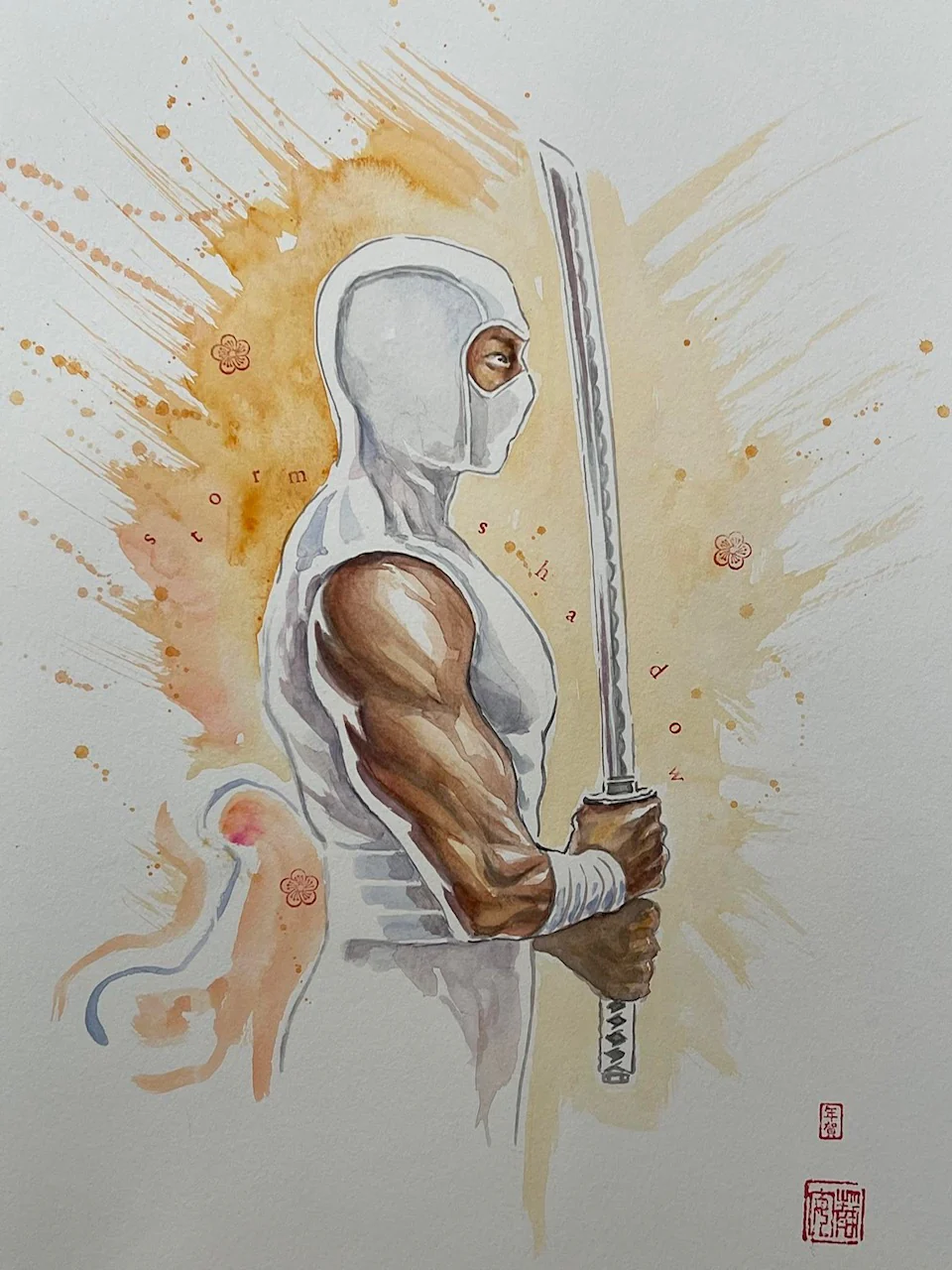 David Mack Original Art GI Joe Scarlett #1 Cover - Image 2