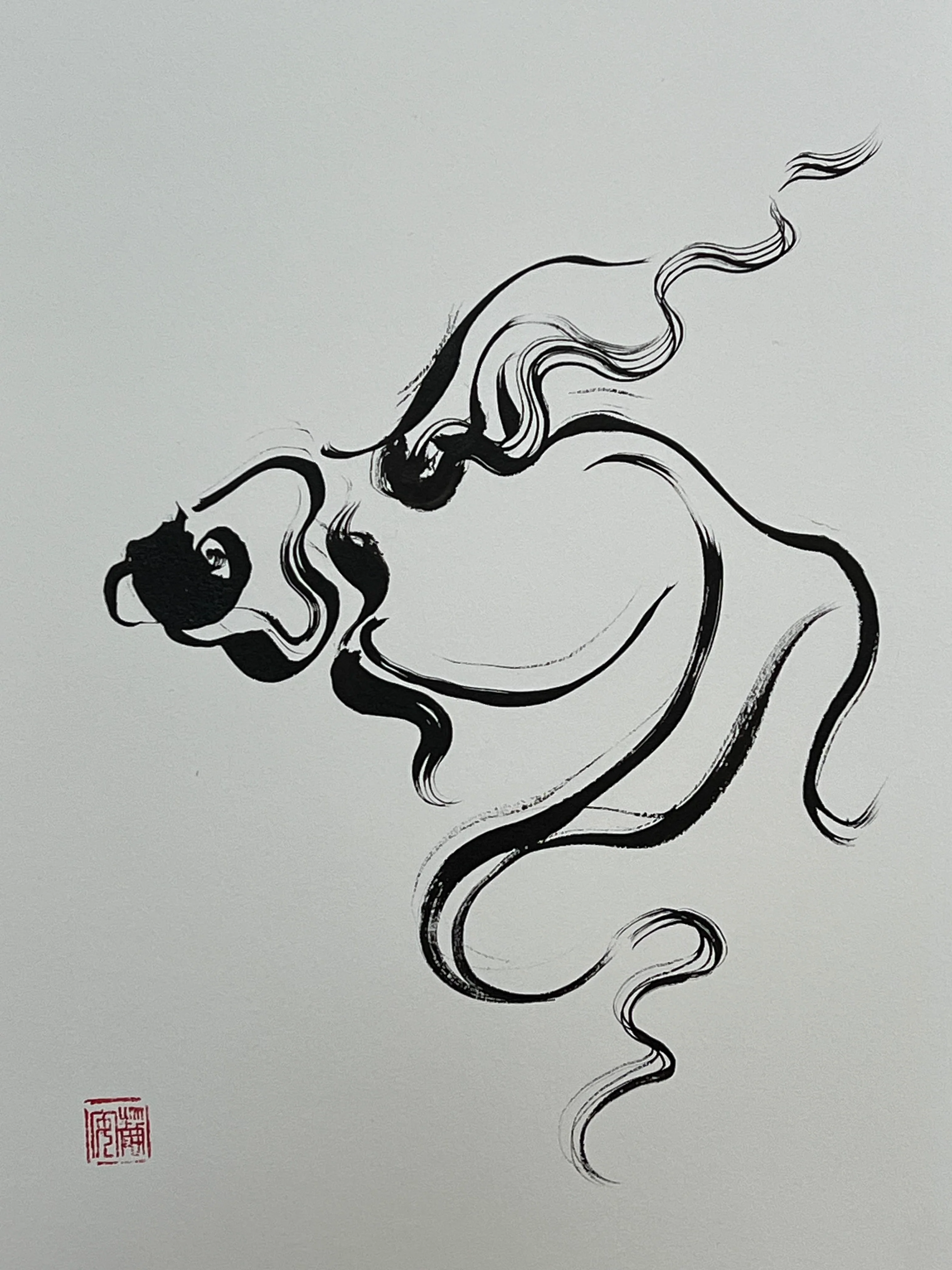 David Mack Original Art New December 24 Brush & Ink Illustration 4