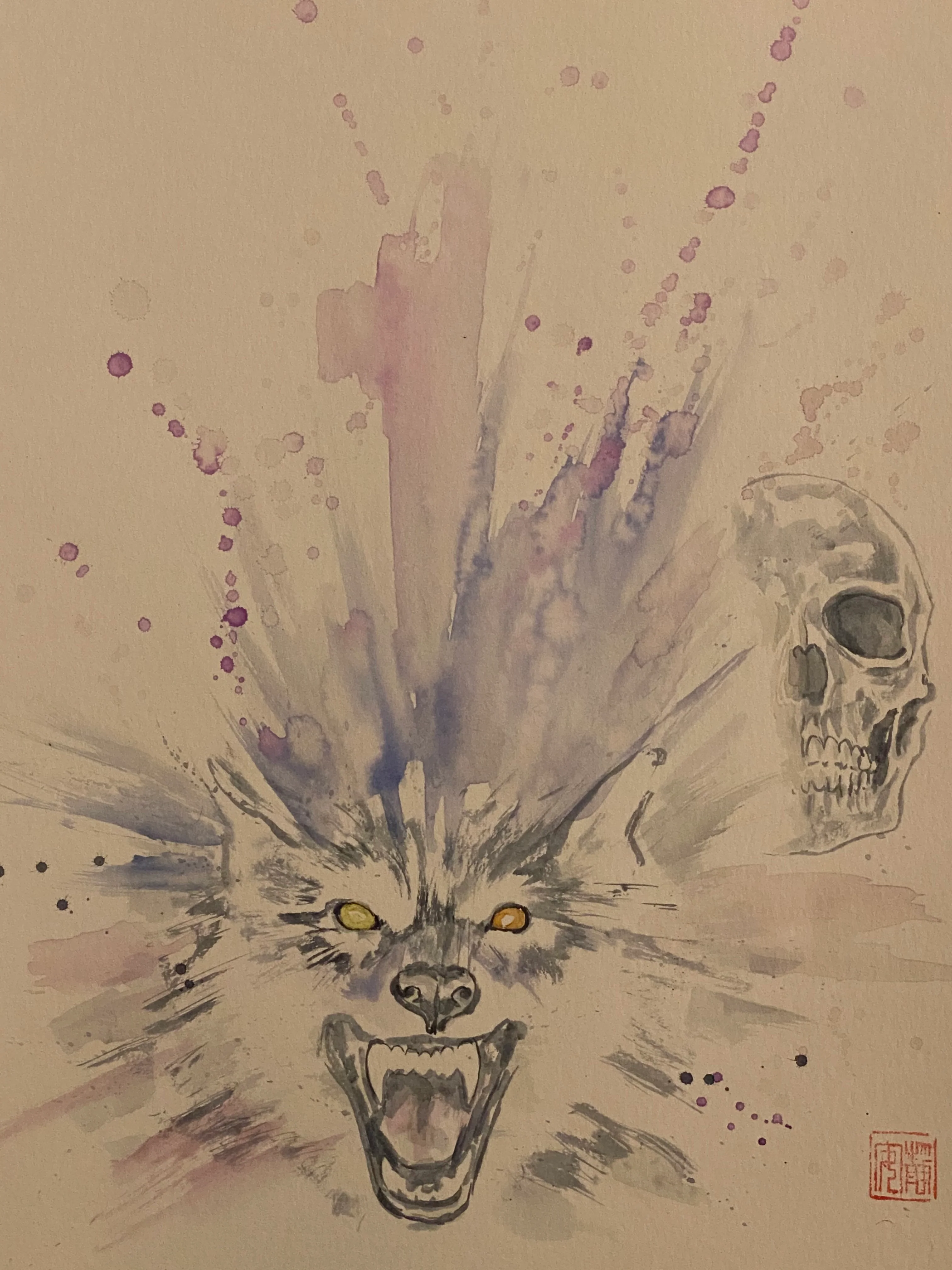 David Mack Original Art Loki Norse Mythology #4 Cover - Image 3