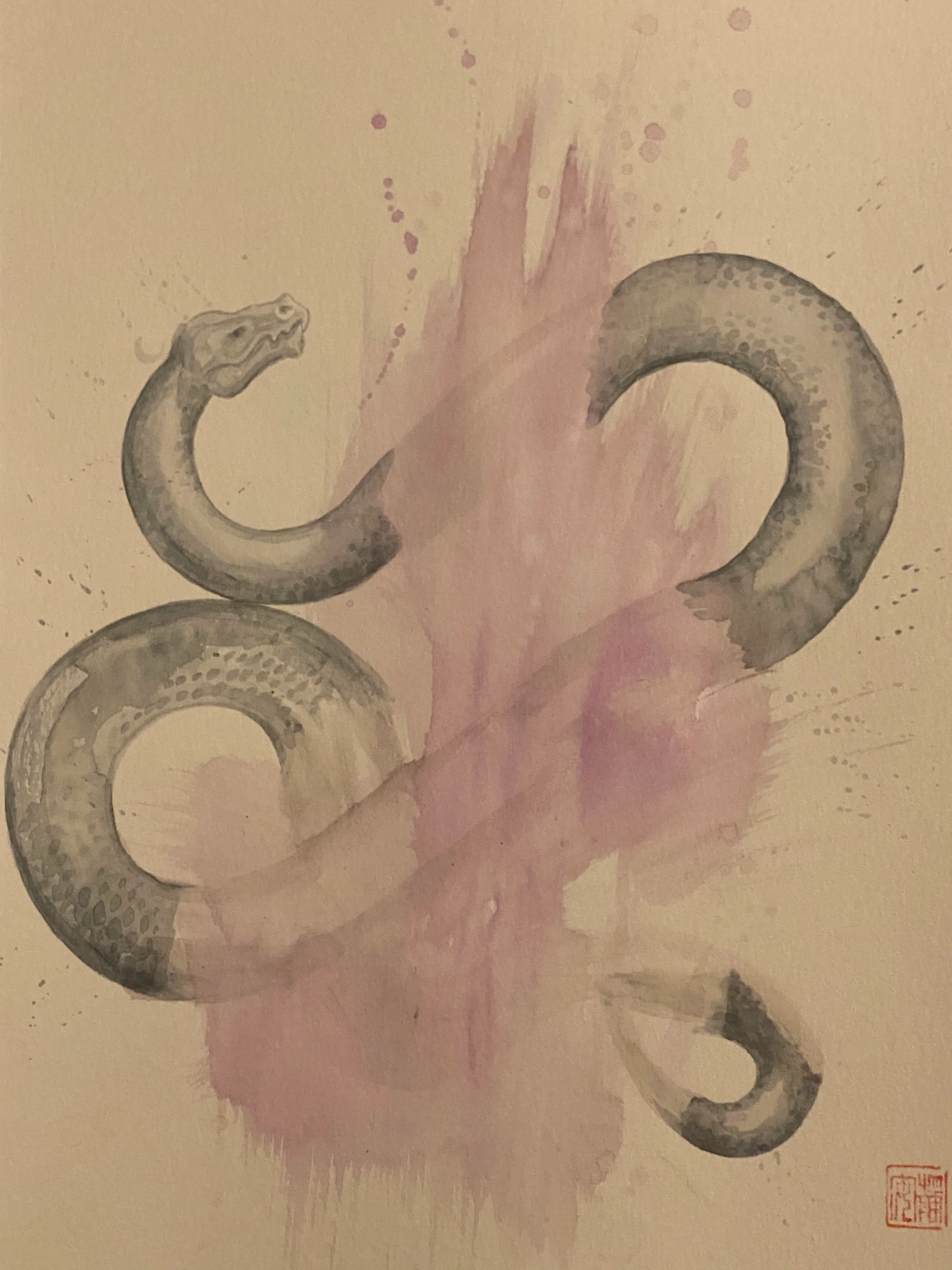 David Mack Original Art Loki Norse Mythology #4 Cover - Image 4