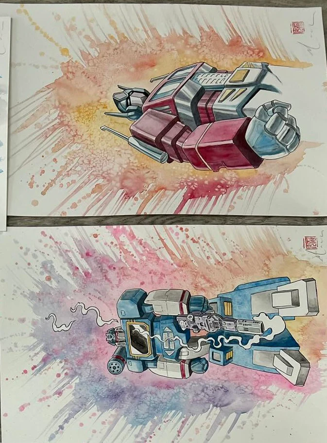 David Mack Original Art Transformers Vol. 2 Cover - Image 2