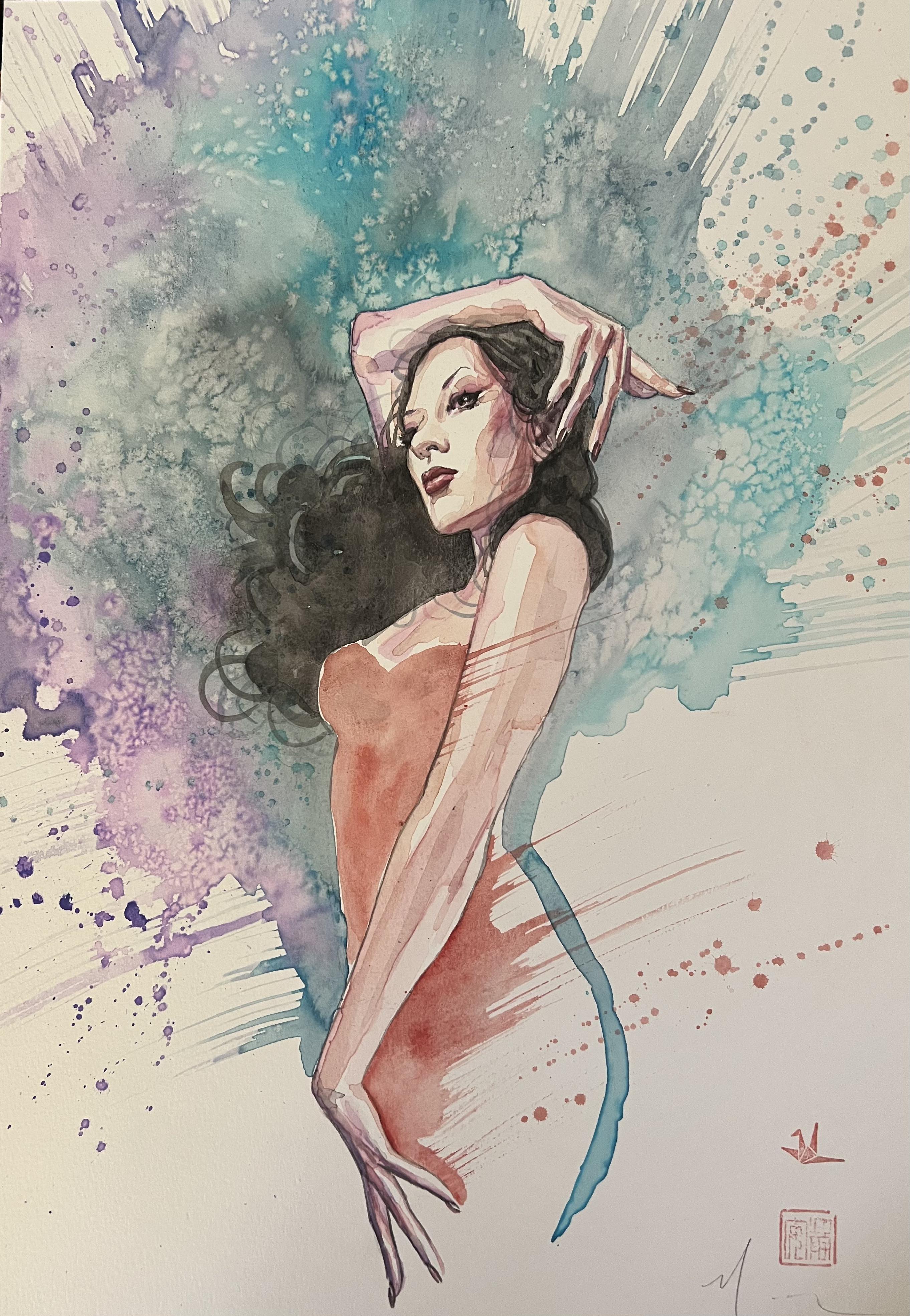 David Mack Original Art Vampire The Masquerade #1 Cover