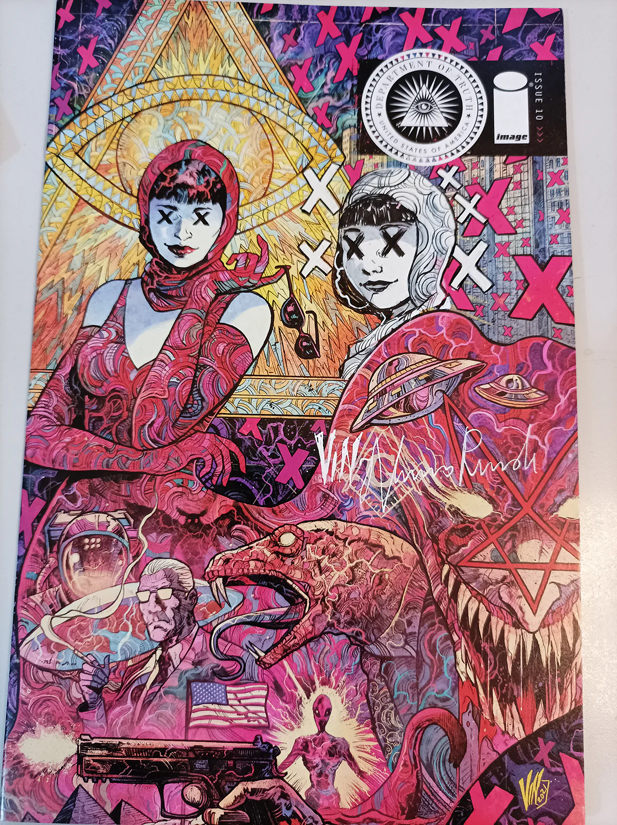 Department of Truth #10 Remarque 2 Special Limited Edition by Vincenzo Riccardi