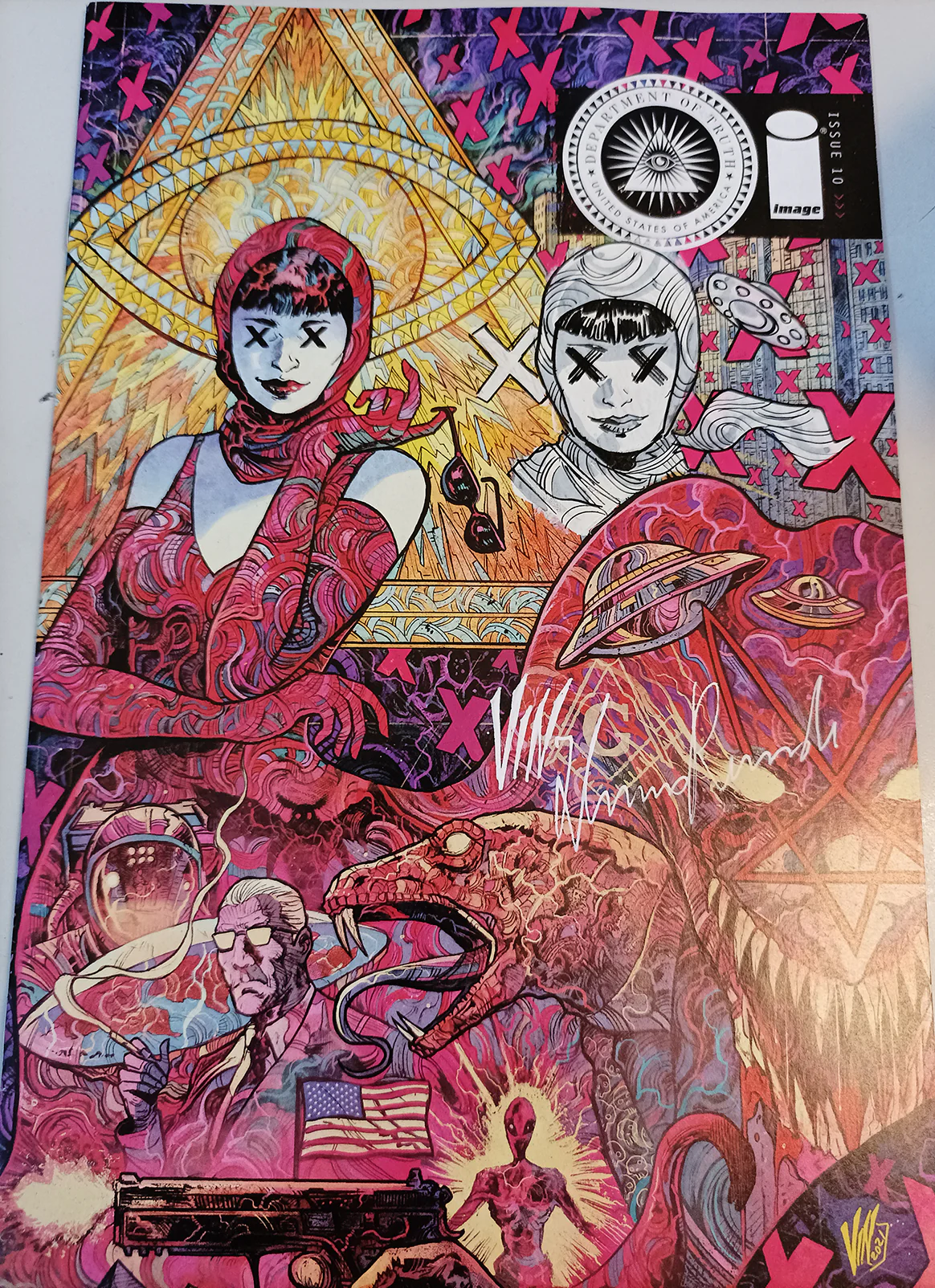 Department of Truth #10 Remarque 3 Special Limited Edition by Vincenzo Riccardi