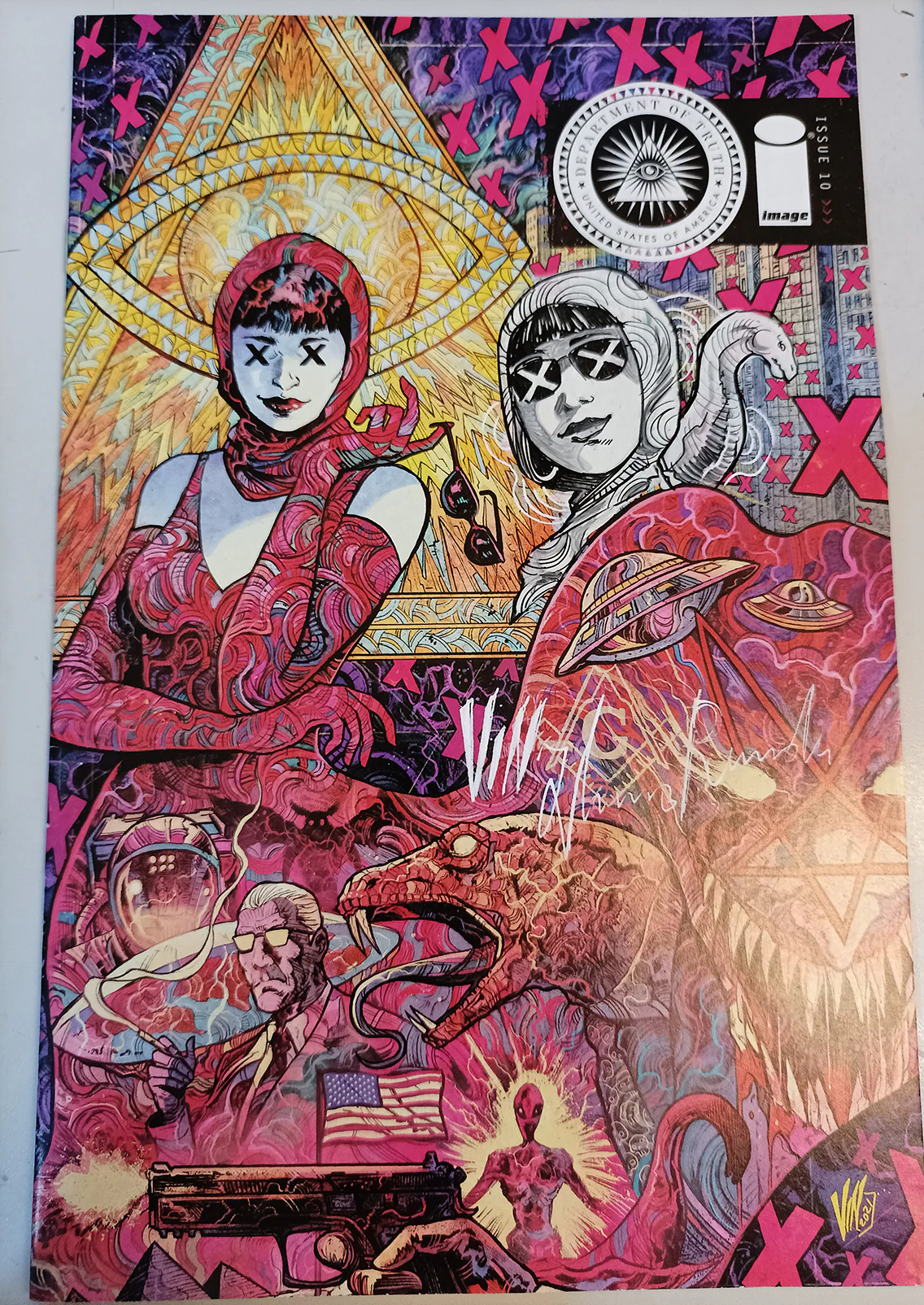 Department of Truth #10 Remarque 4 Special Limited Edition by Vincenzo Riccardi