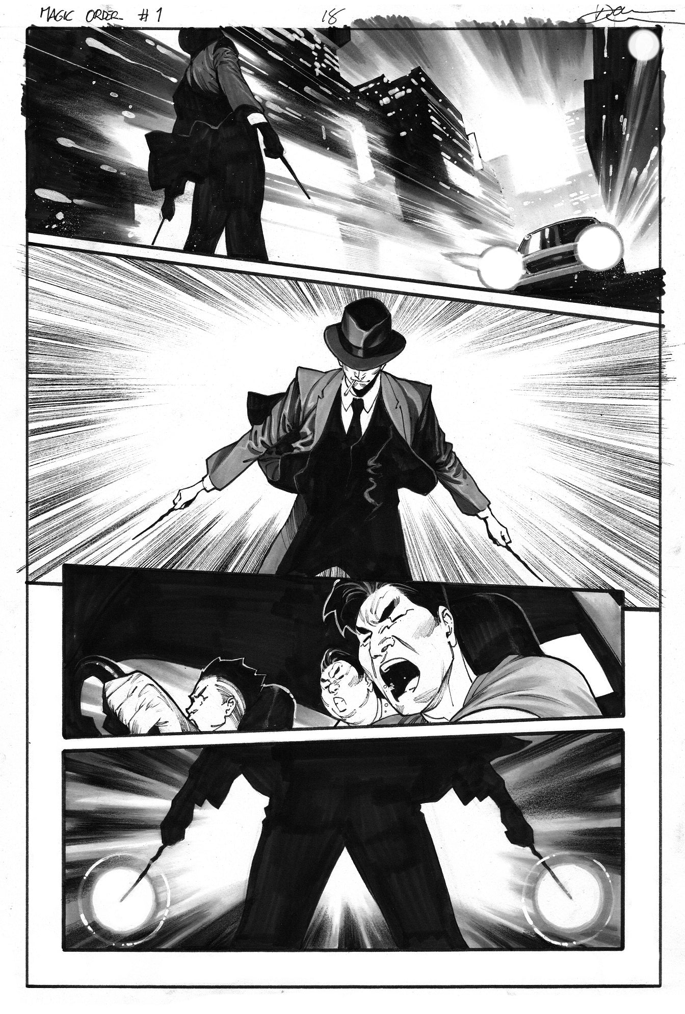 Dike Ruan Original Art Magic Order #1 Page 18
