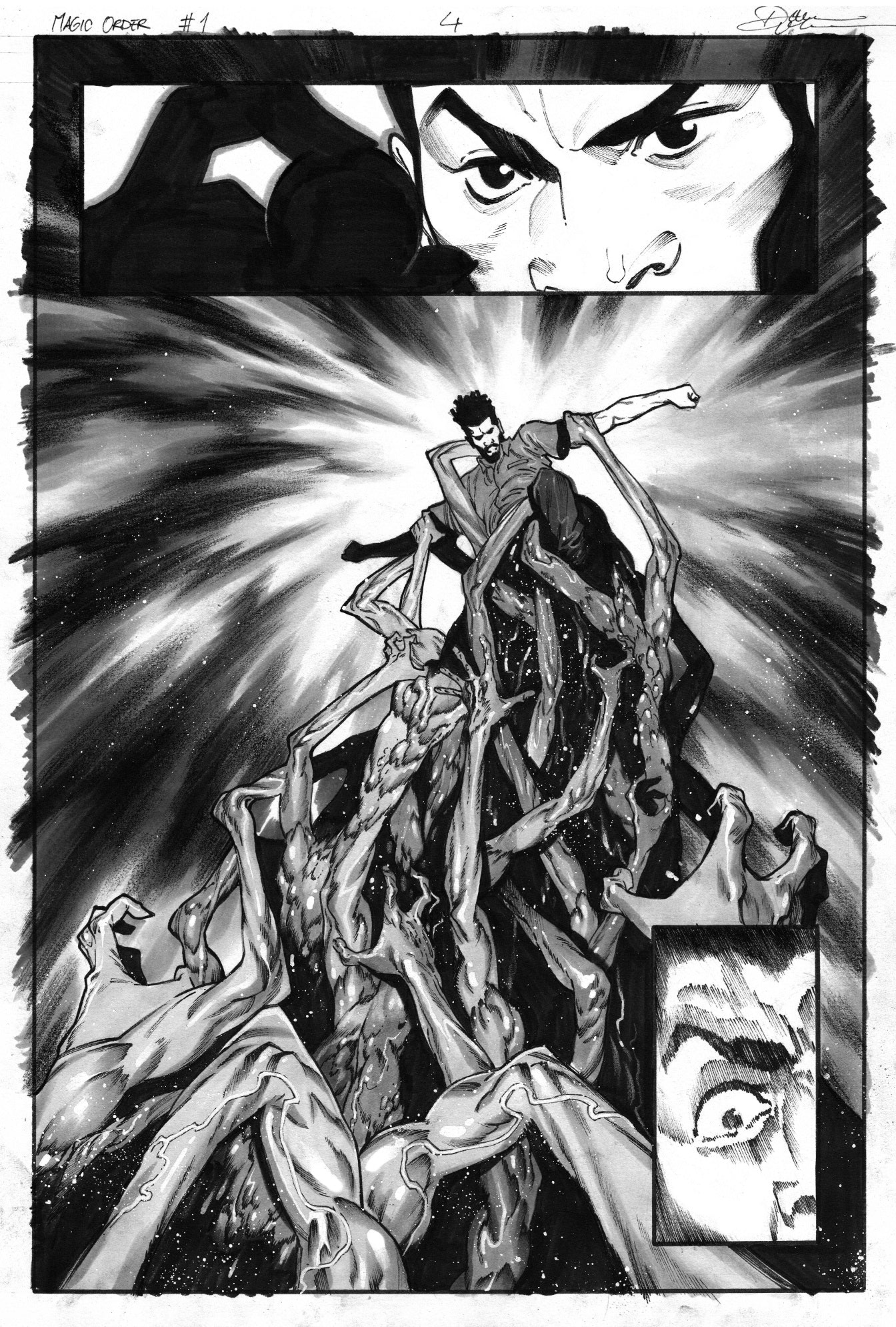 Dike Ruan Original Art Magic Order #1 Page 4