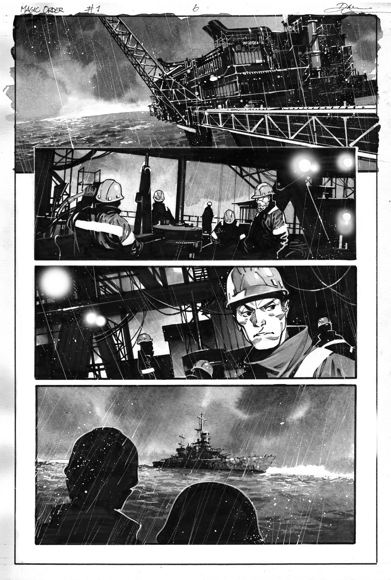 Dike Ruan Original Art Magic Order #1 Page 6