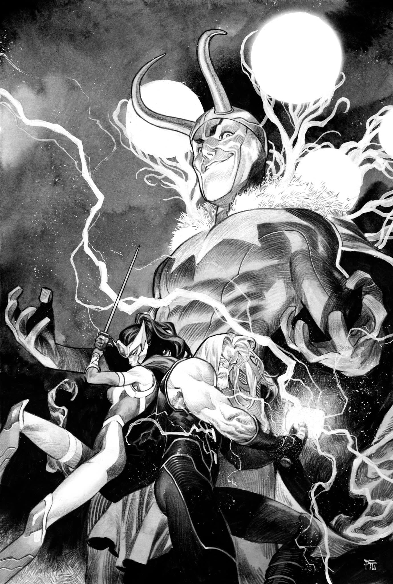 Dike Ruan Original Art The Ultimates #11 Cover