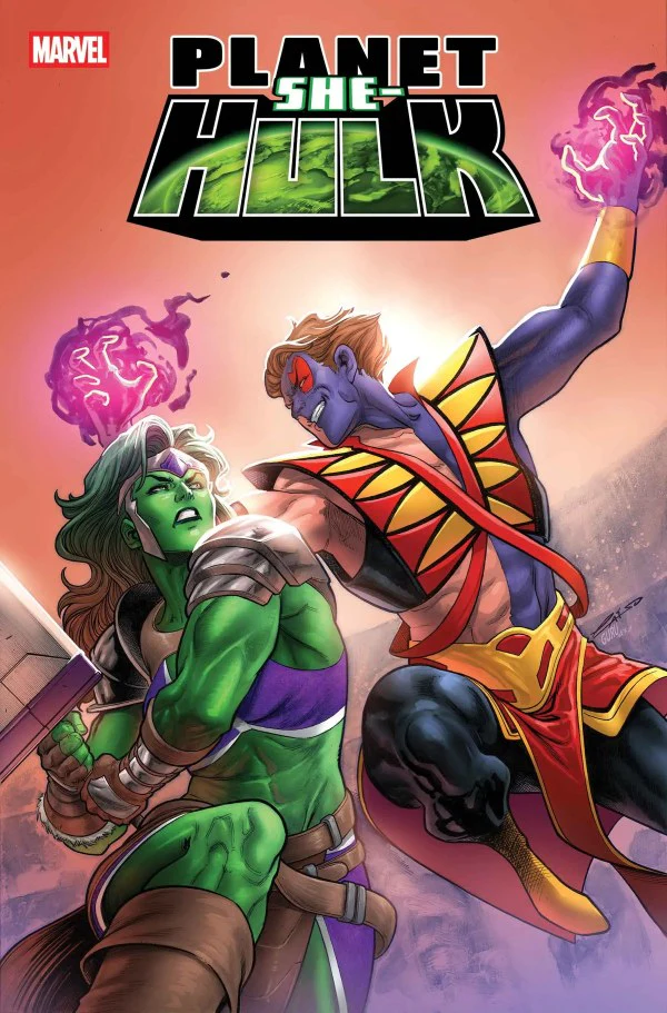 Emilio Laiso Original Art Planet She-Hulk #4 Cover - Image 2