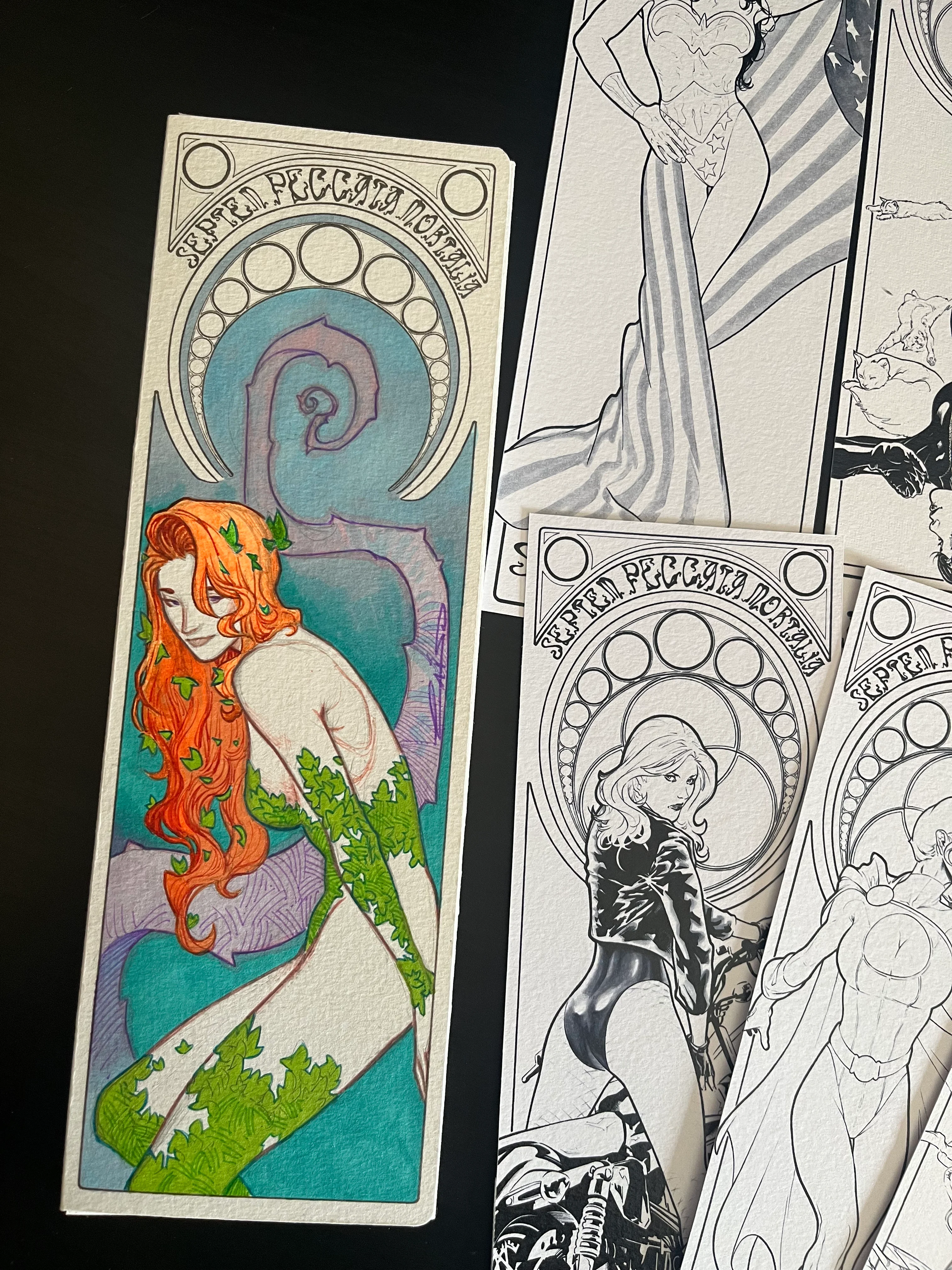 Emilio Laiso Original Art Poison Ivy Portfolio Blank Cover Art (includes full portfolio prints inside) - Image 2