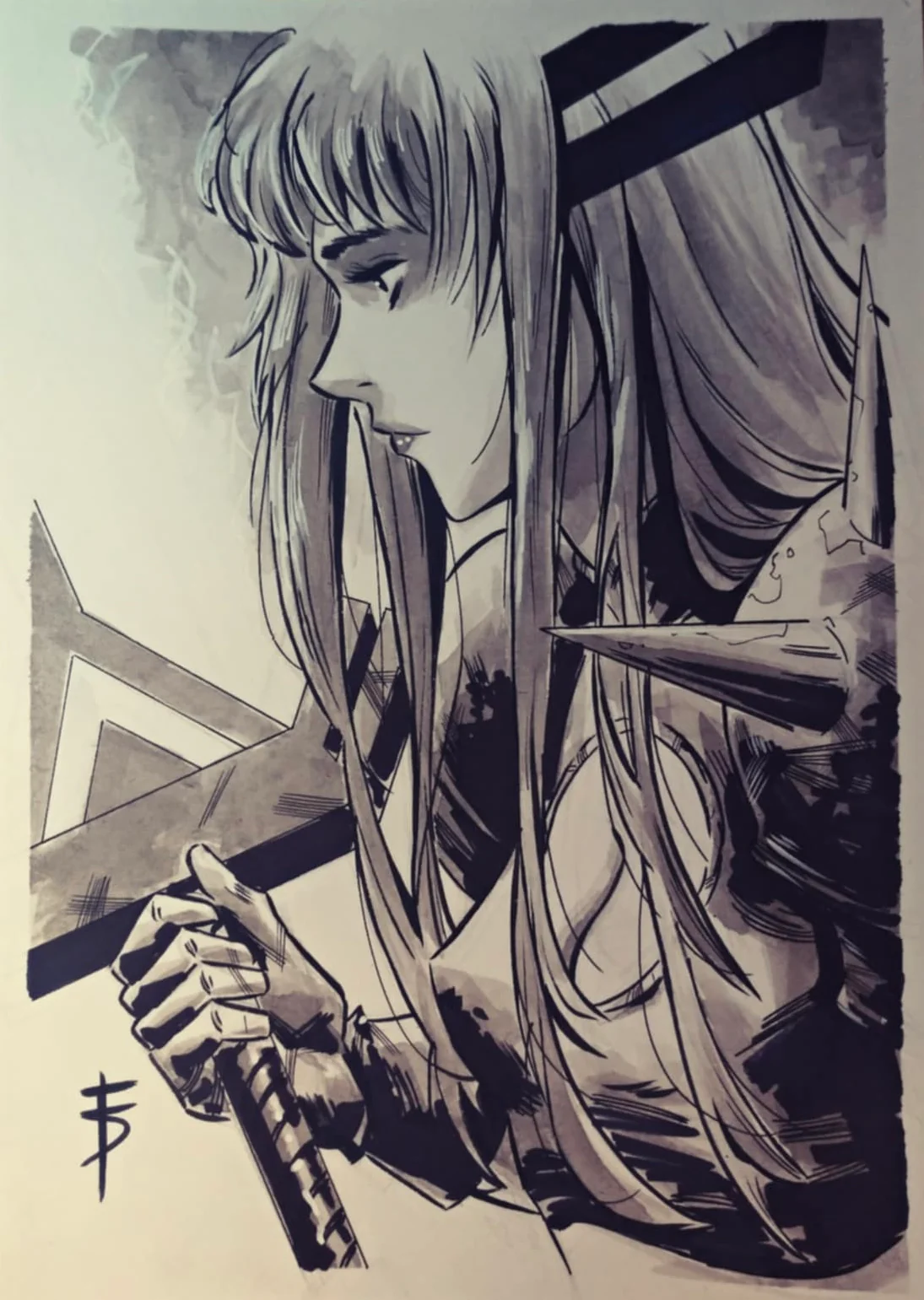 Federico Sabbatini Original Art Magik Illustration