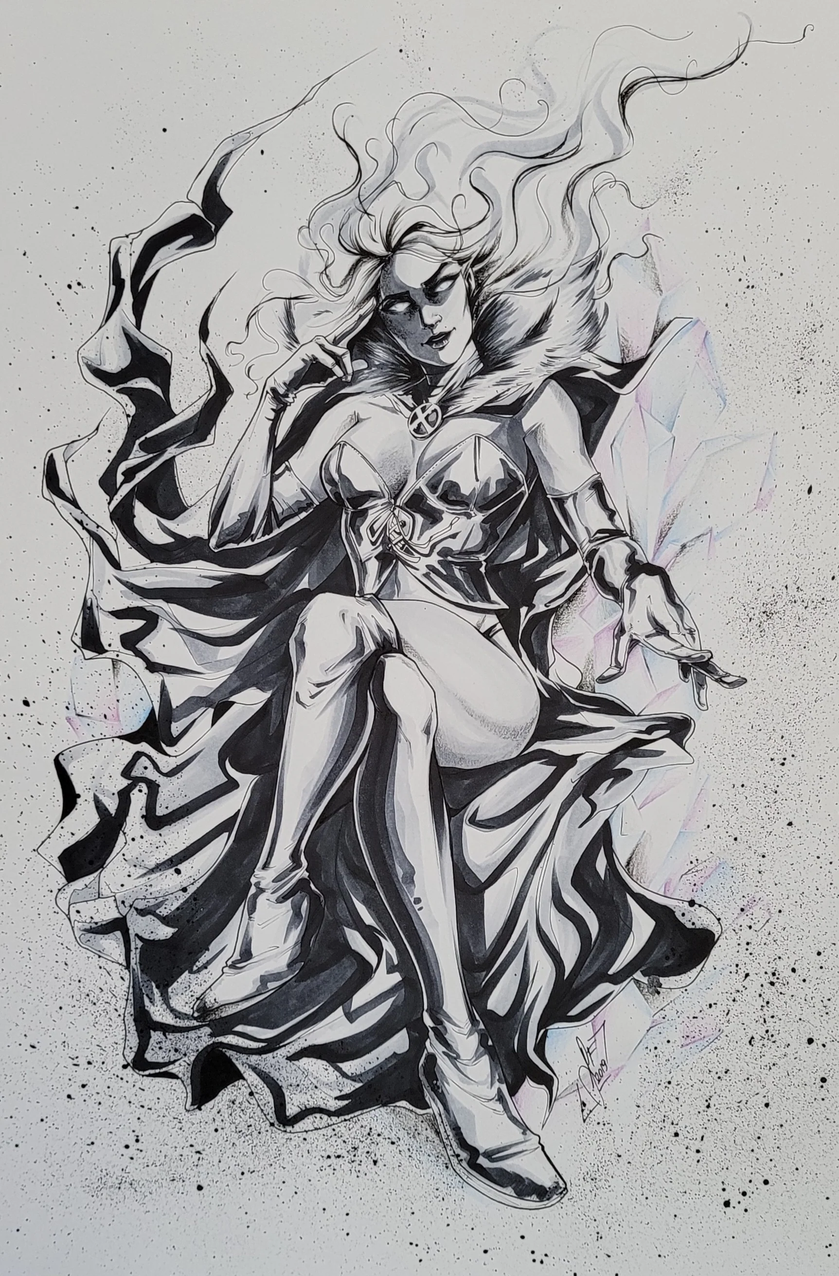 Francesca Fantini Original Art Emma Frost Illustration