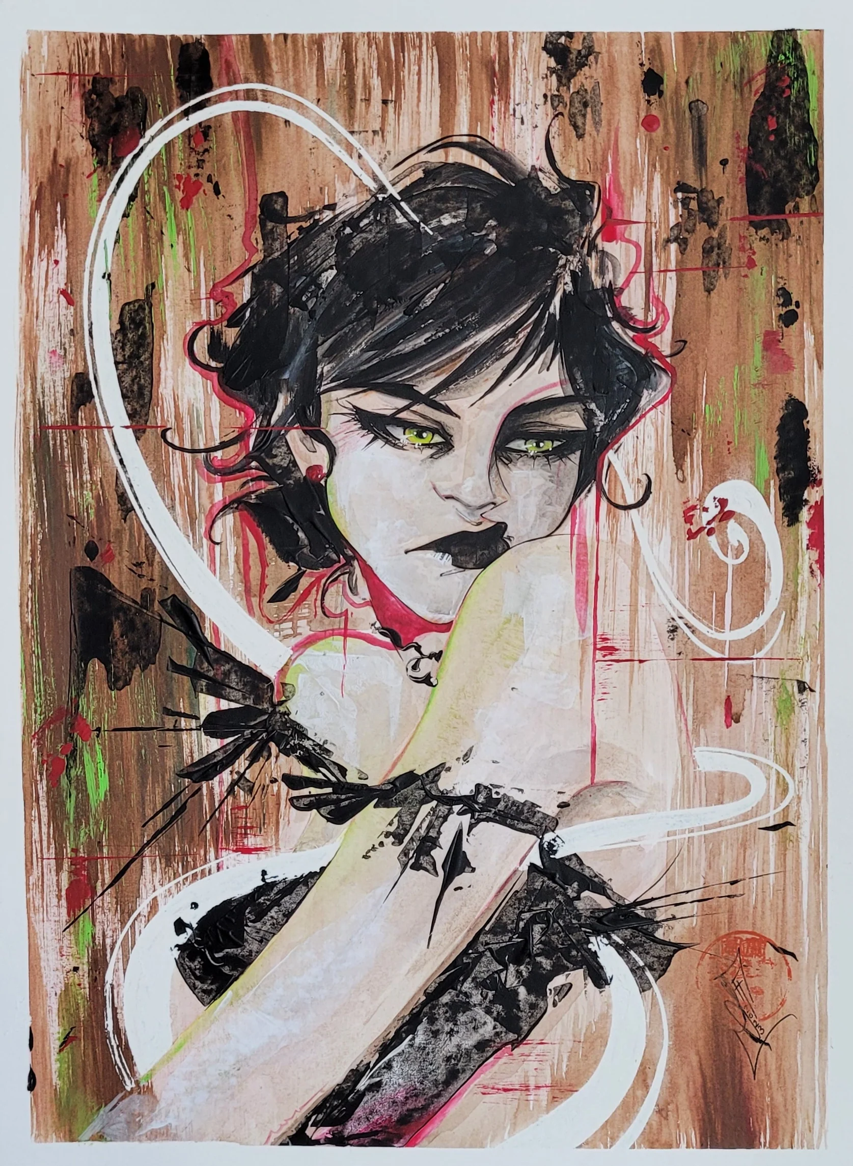 Francesca Fantini Original Art Selina Illustration