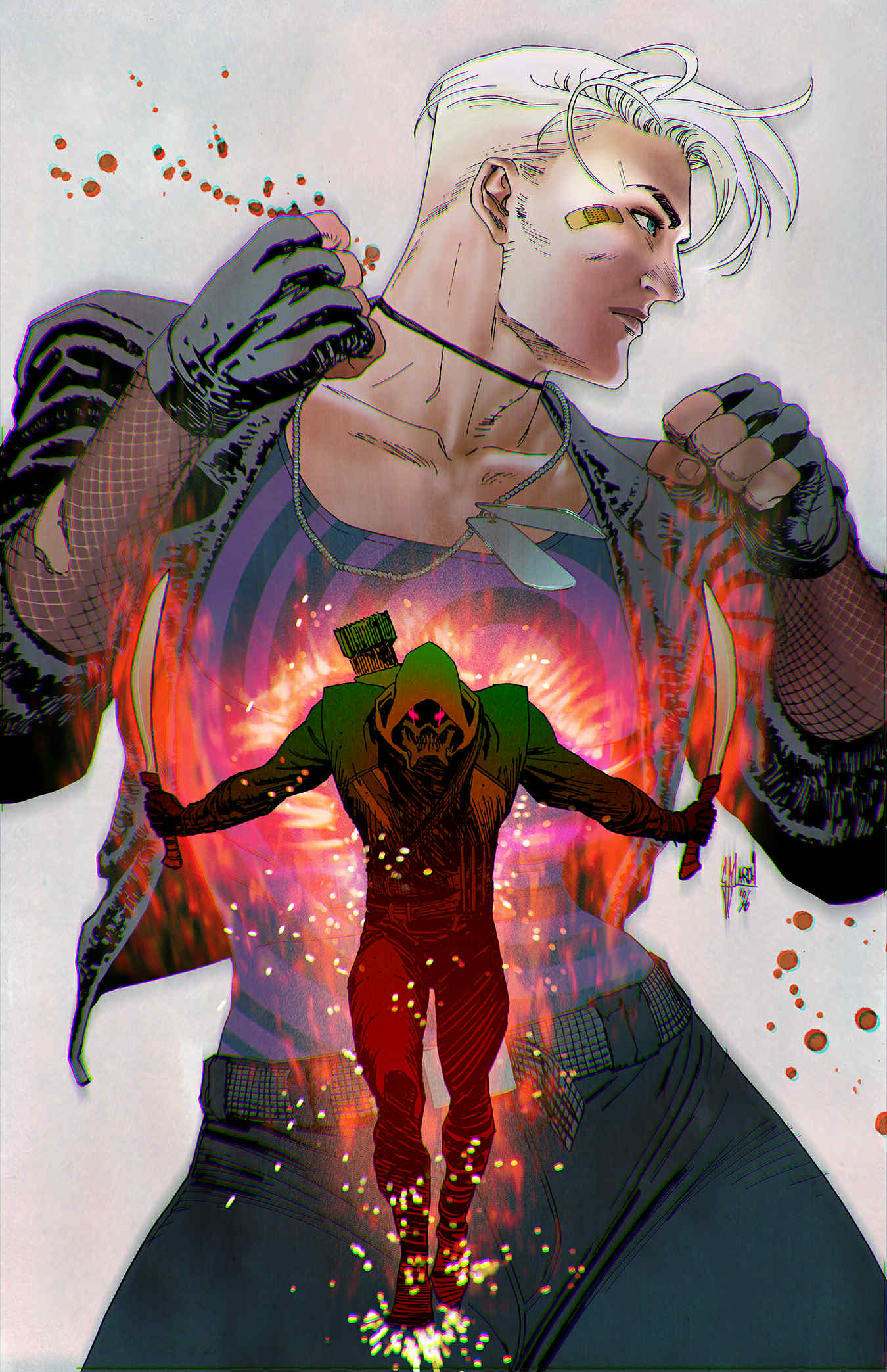 Guillem March Original Art Absolute Green Arrow #1 Cover - Image 2