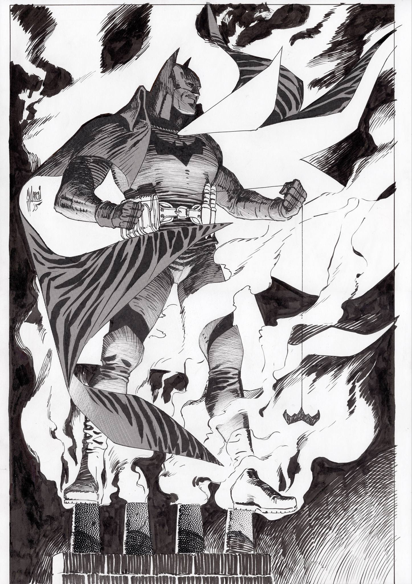 Guillem March Original Art Batman: Gotham by Gaslight - A League for Justice #3 Cover