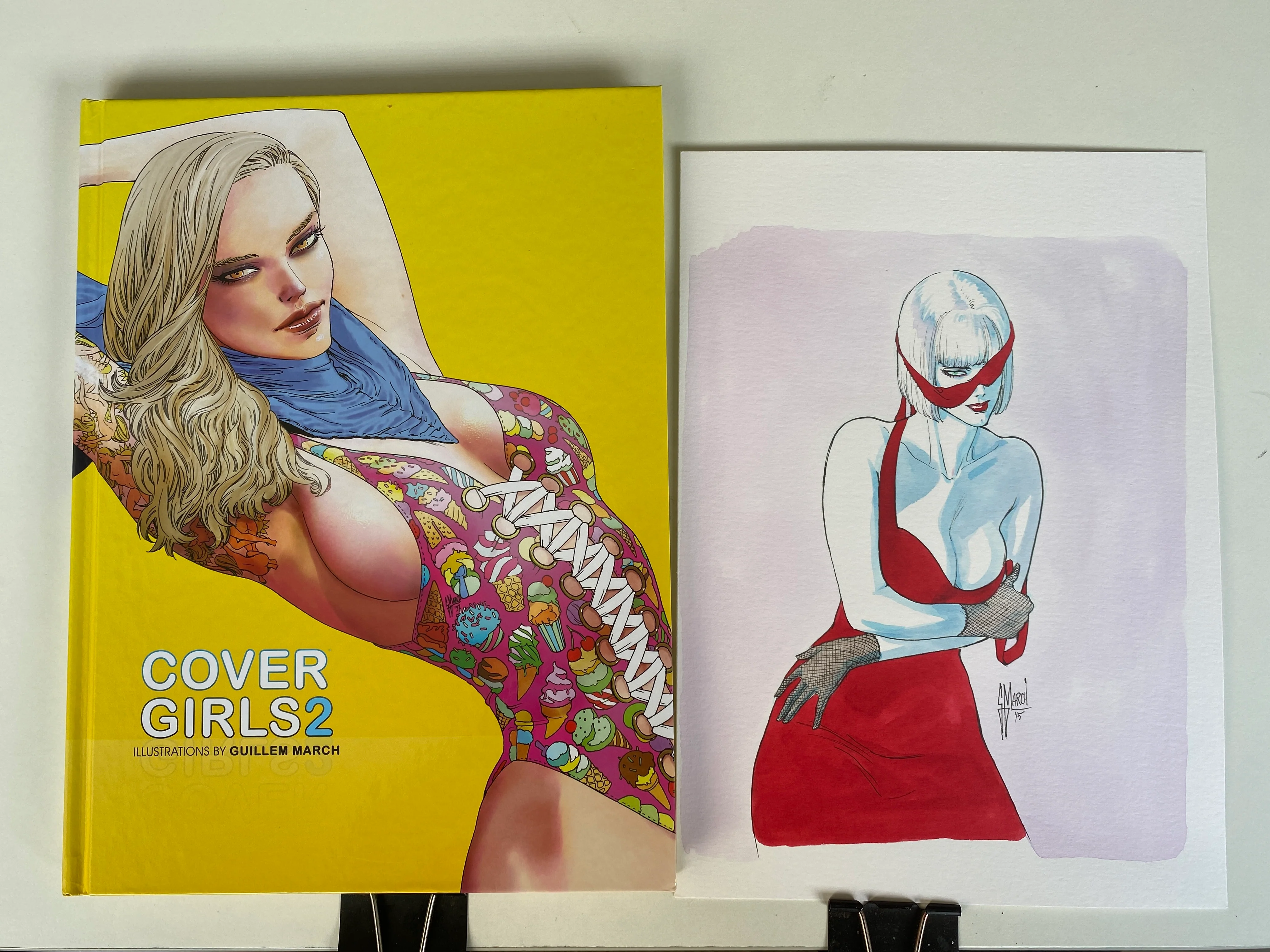 Guillem March Original Art Cover Girls 2 Published Art (Cover Girls 2 Book Included) 1 - Image 2