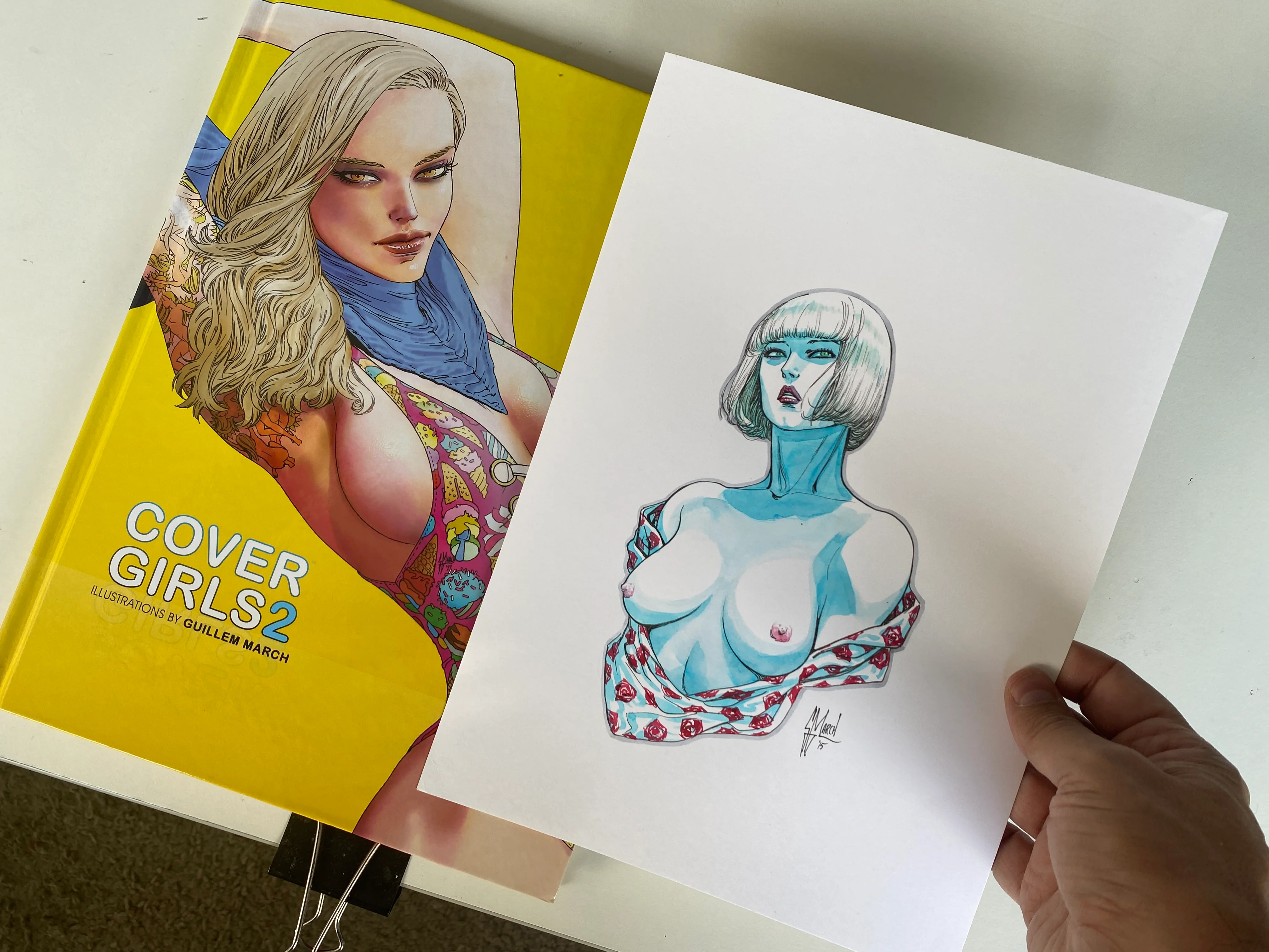 Guillem March Original Art Cover Girls 2 Published Art (Cover Girls 2 Book Included) 6 - Image 2