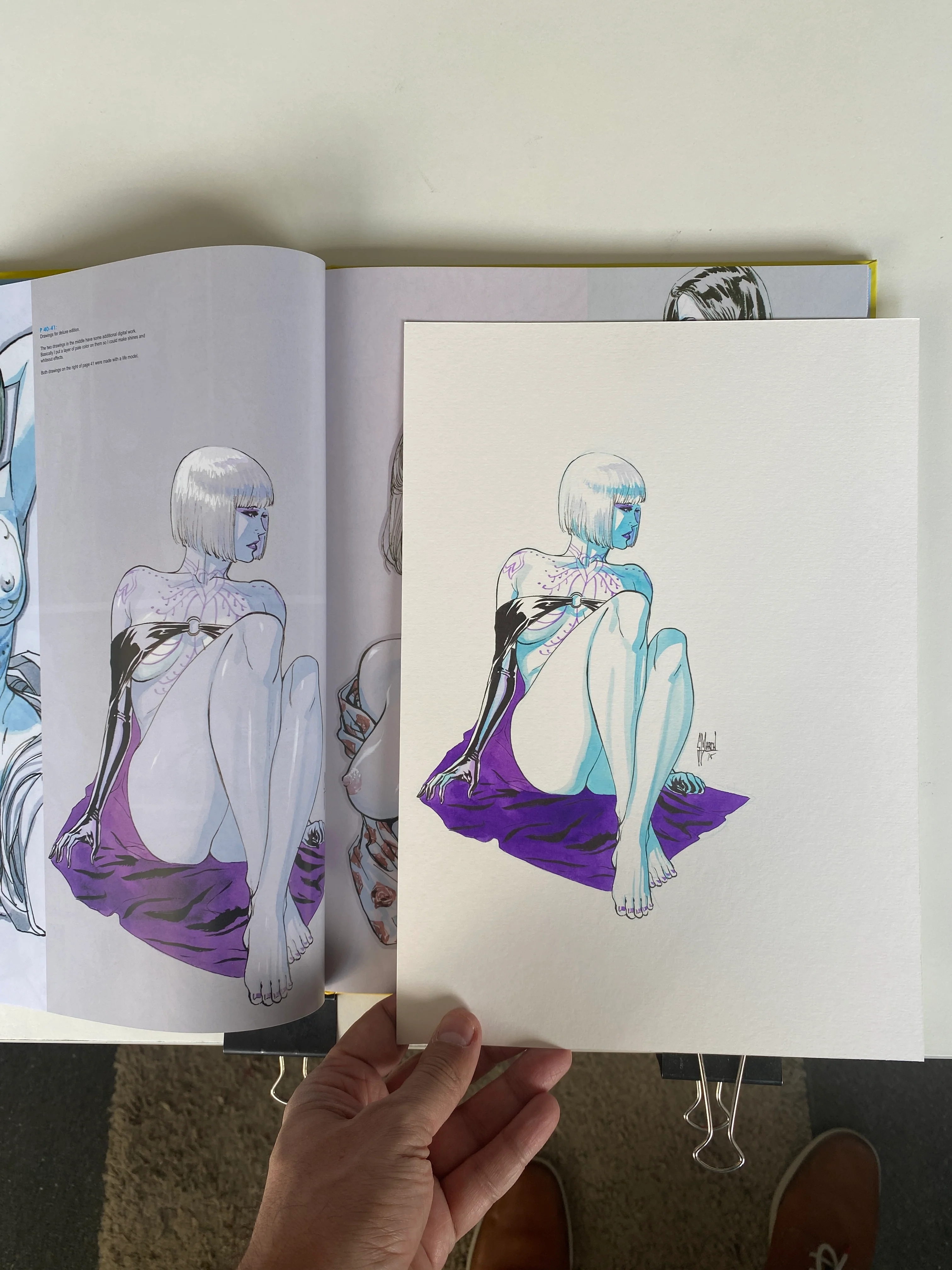 Guillem March Original Art Cover Girls 2 Published Art (Cover Girls 2 Book Included) 8 - Image 2