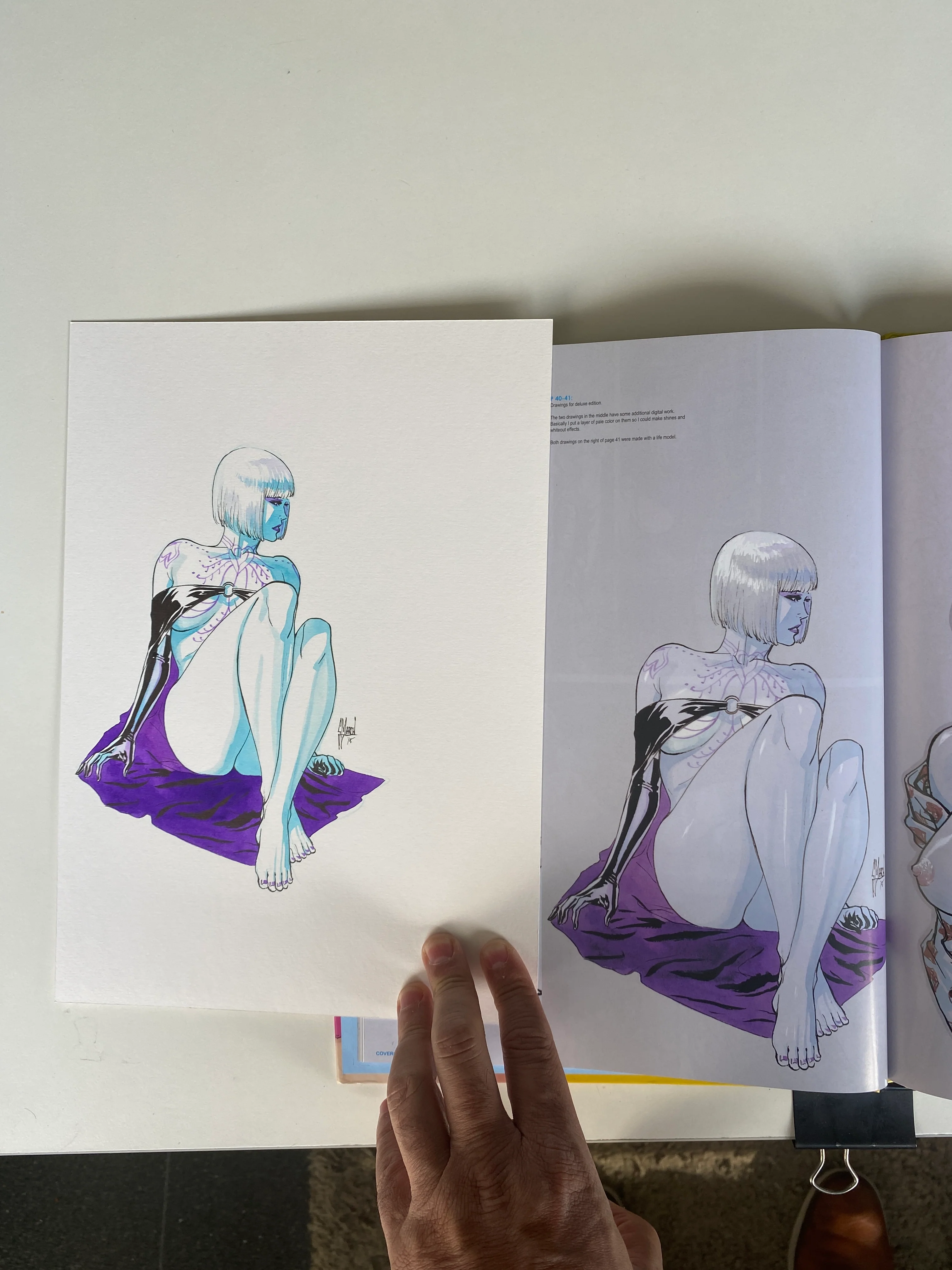 Guillem March Original Art Cover Girls 2 Published Art (Cover Girls 2 Book Included) 8 - Image 3