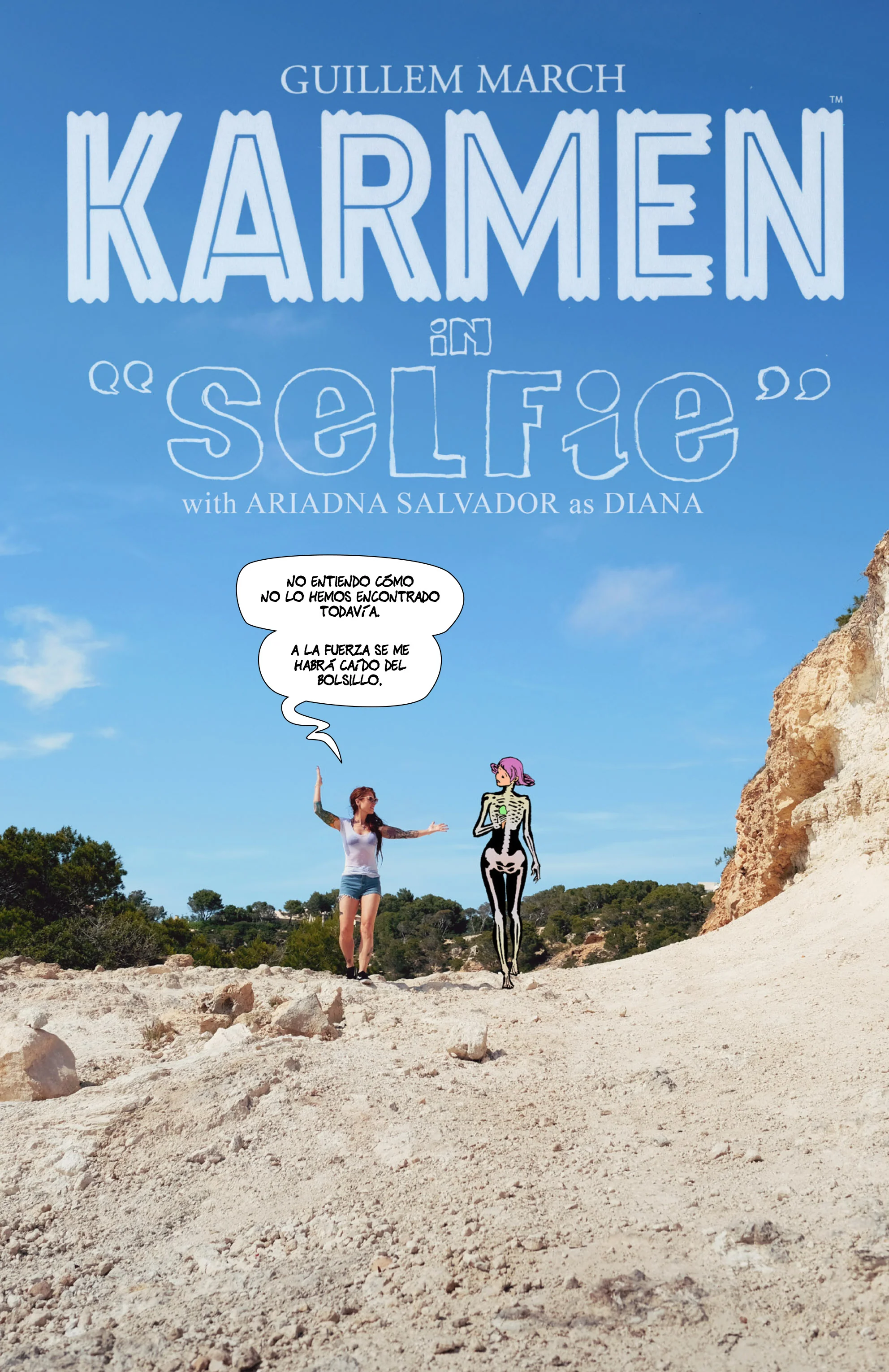 Guillem March Original Art Karmen Zine 12 Published Blank Cover (Zine Included) - Image 2