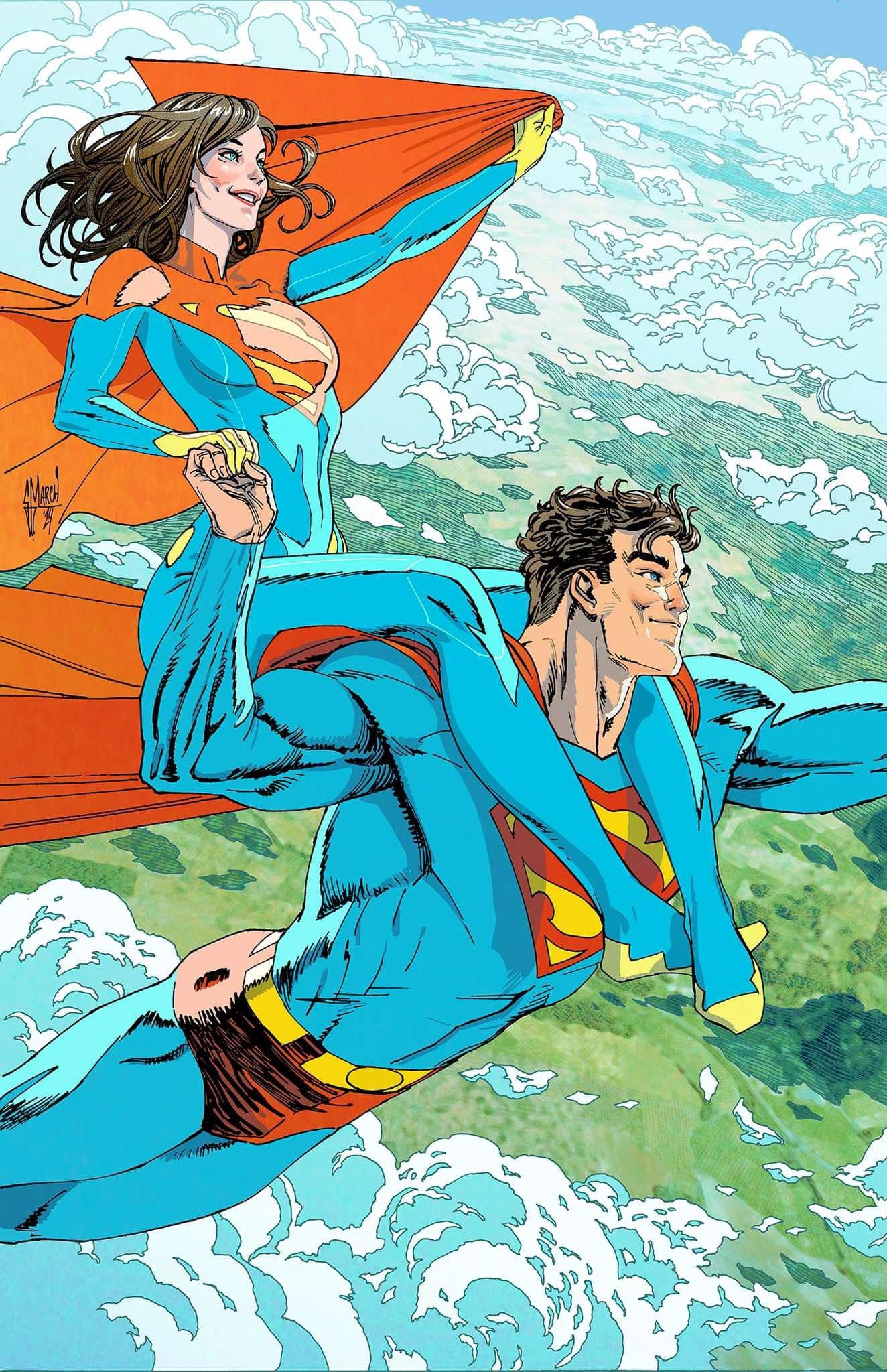 Guillem March Original Art Superman #26 Cover - Image 2