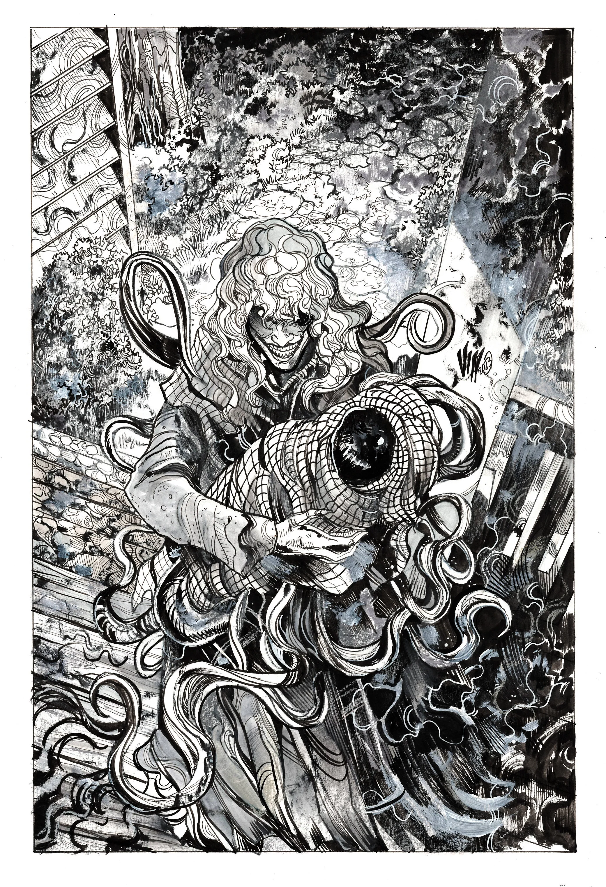 Vincenzo Riccardi Original Art Ghostlore #7 Cover
