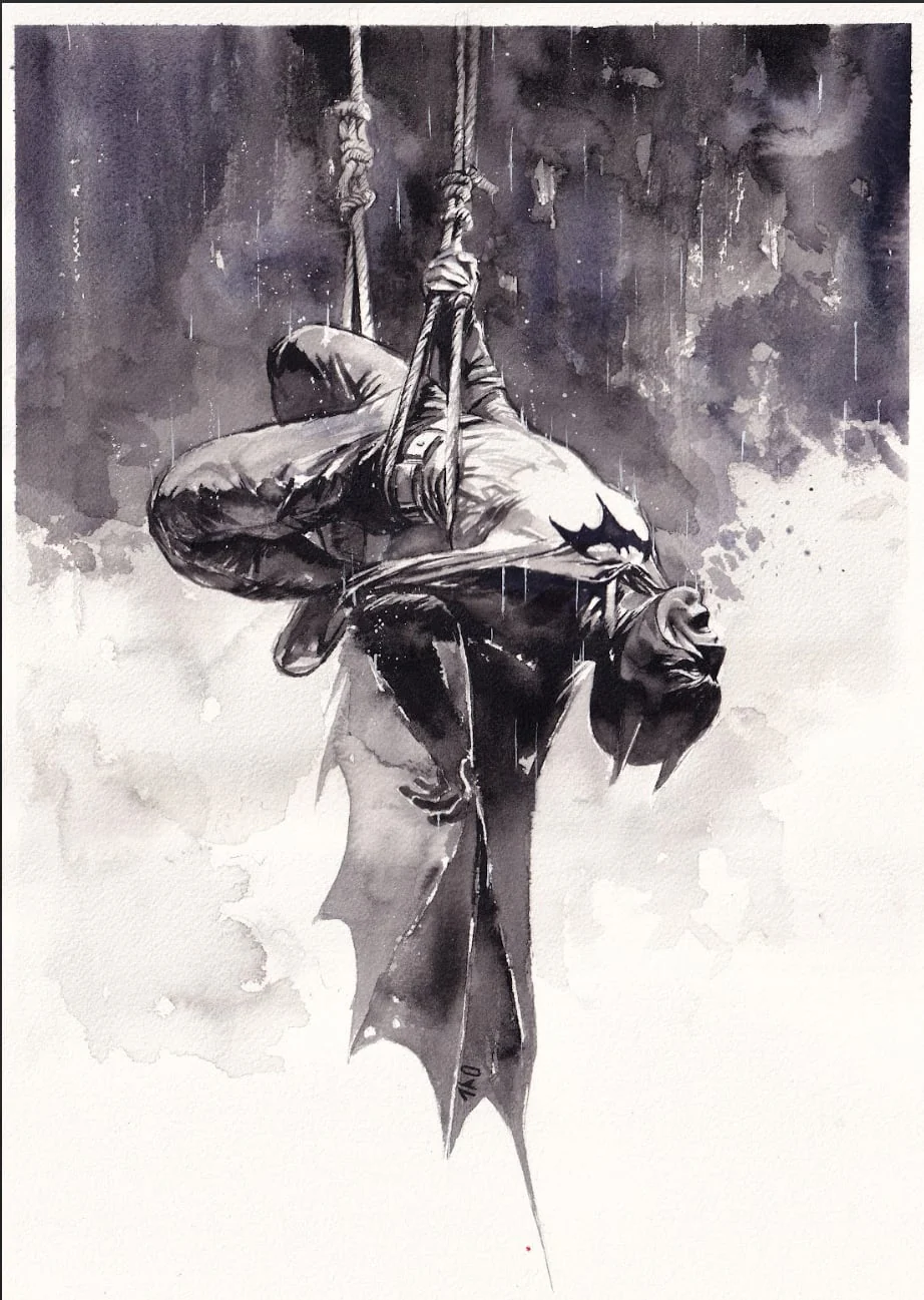 Ito Original Art Batman Illustration