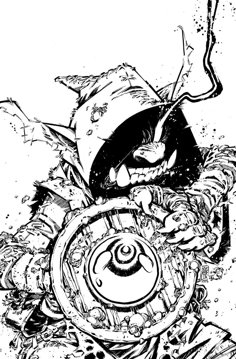 Jorge Corona Original Art Dorc #1 Cover