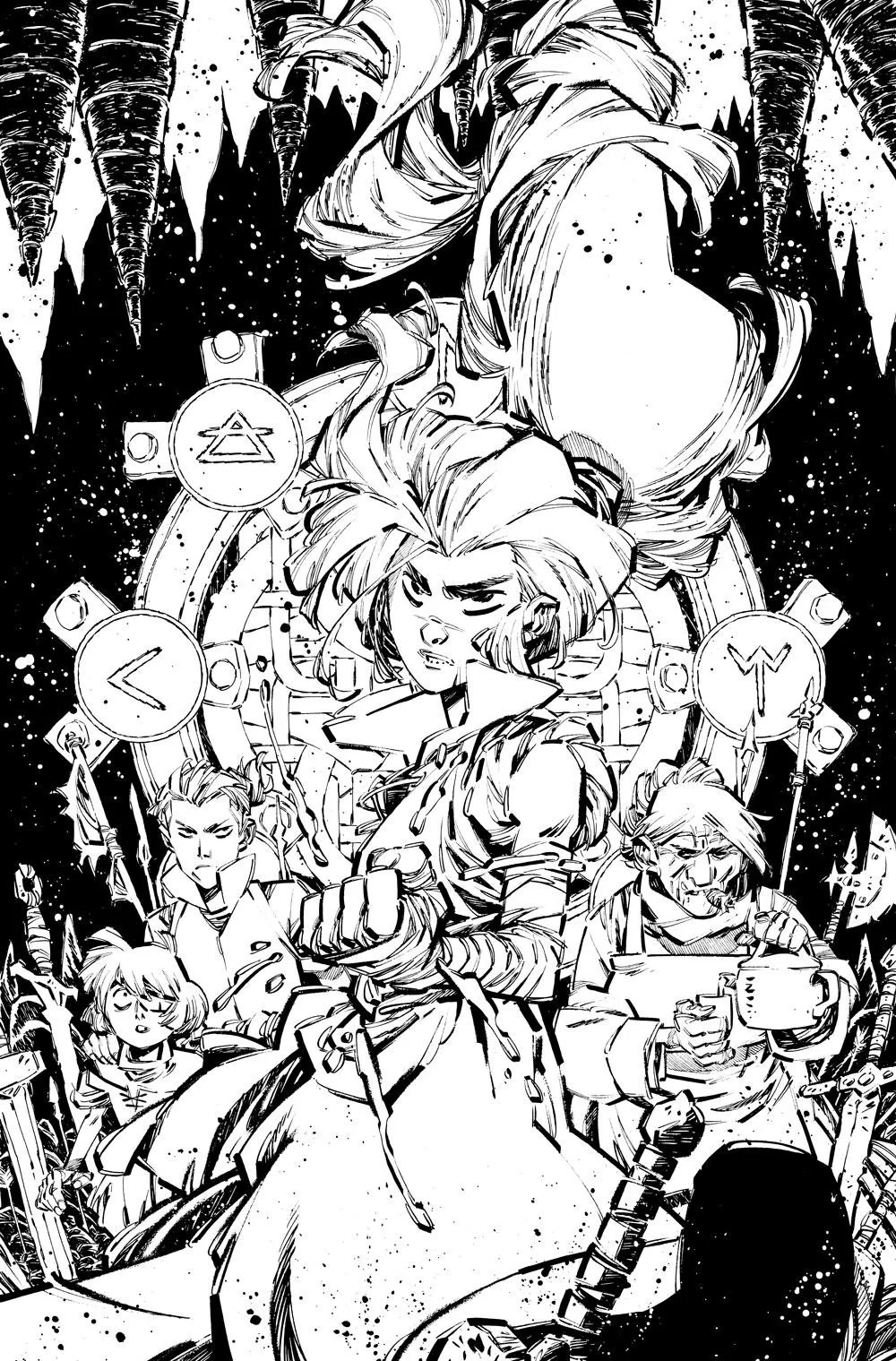 Jorge Corona Original Art The Last Witch: Blood & Betrayal #1 Cover