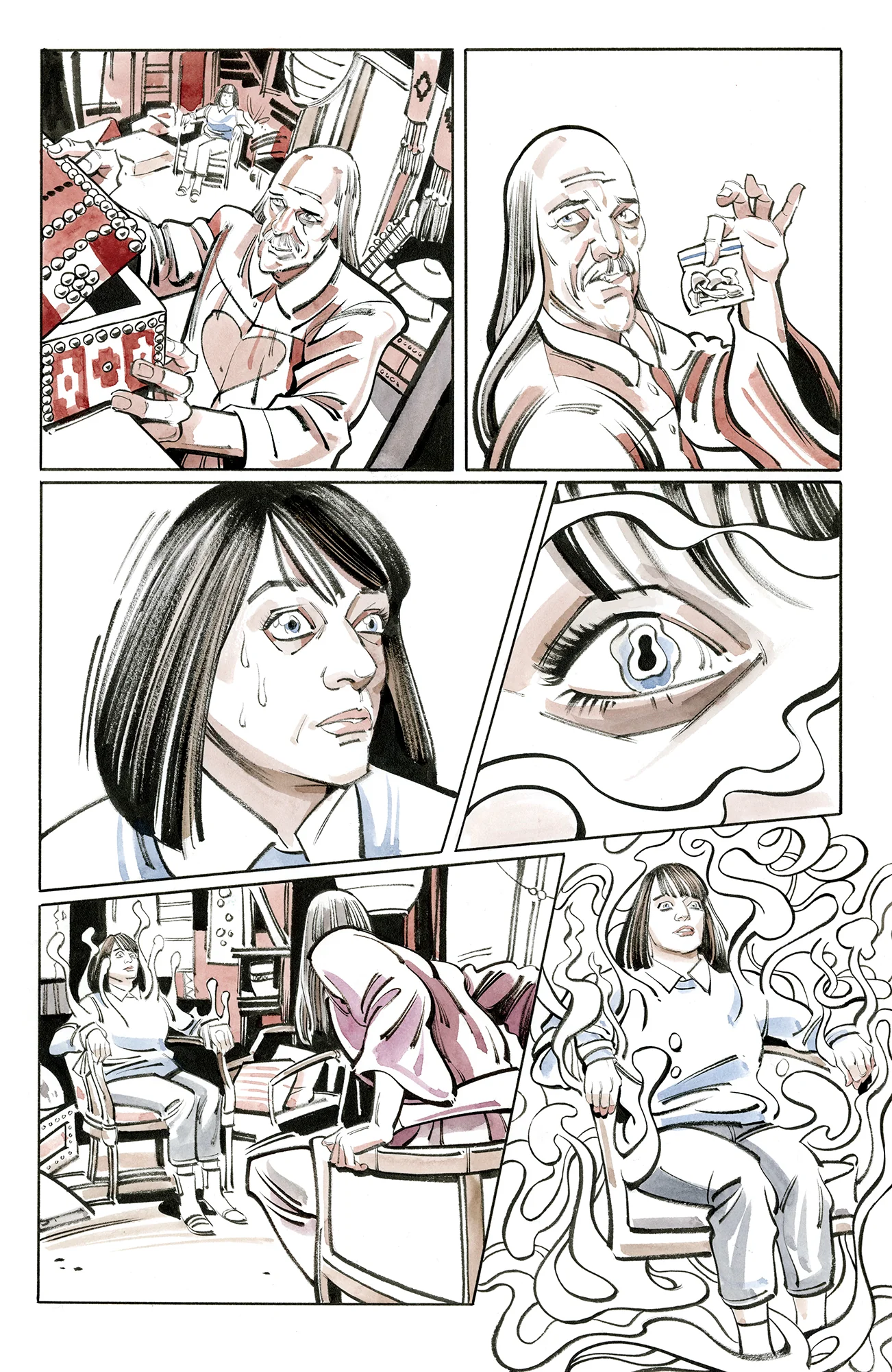 Kagan McLeod Original Art Creepshow Trip #1 2024 Page 6