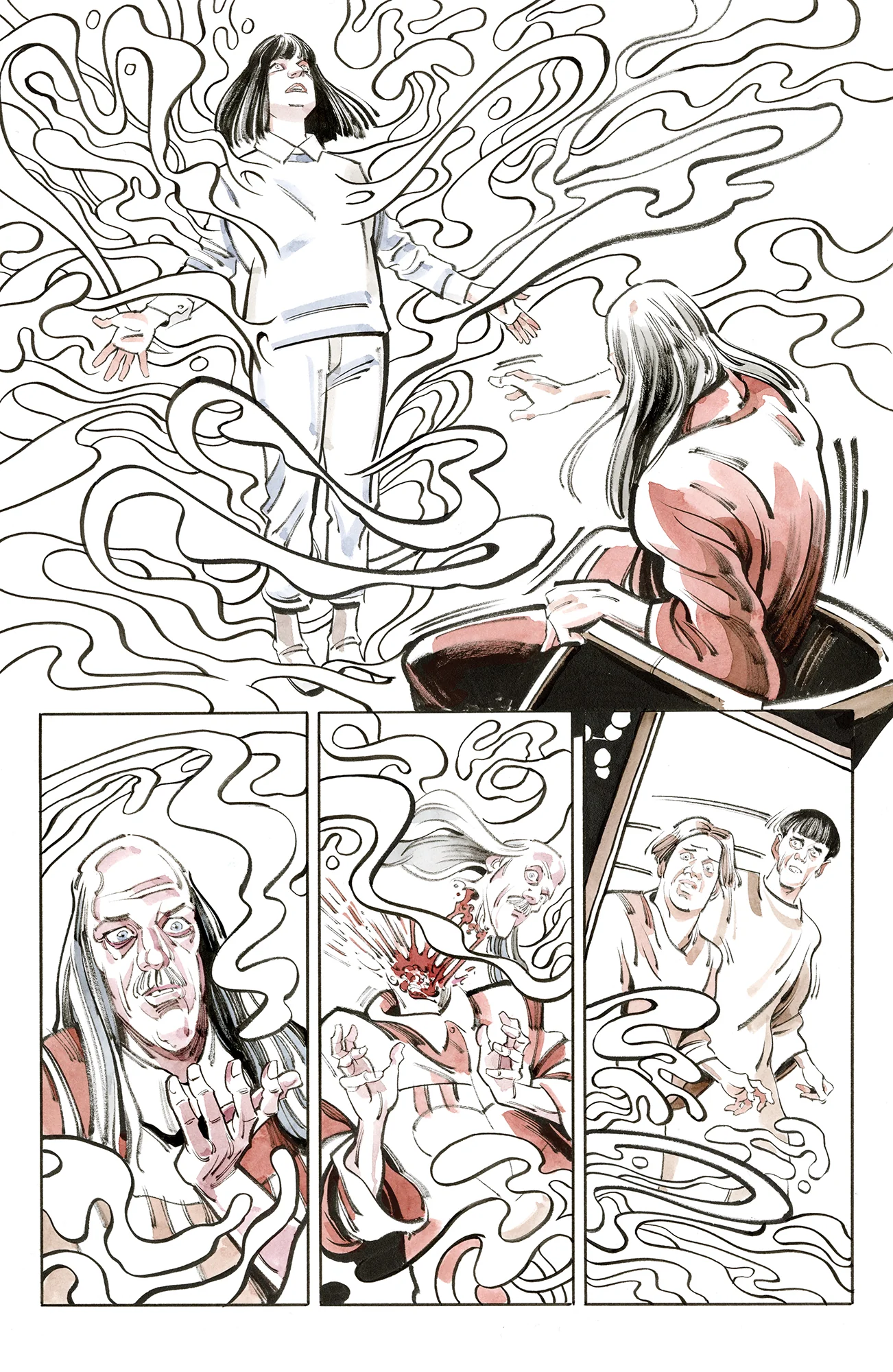 Kagan McLeod Original Art Creepshow Trip #1 2024 Page 7