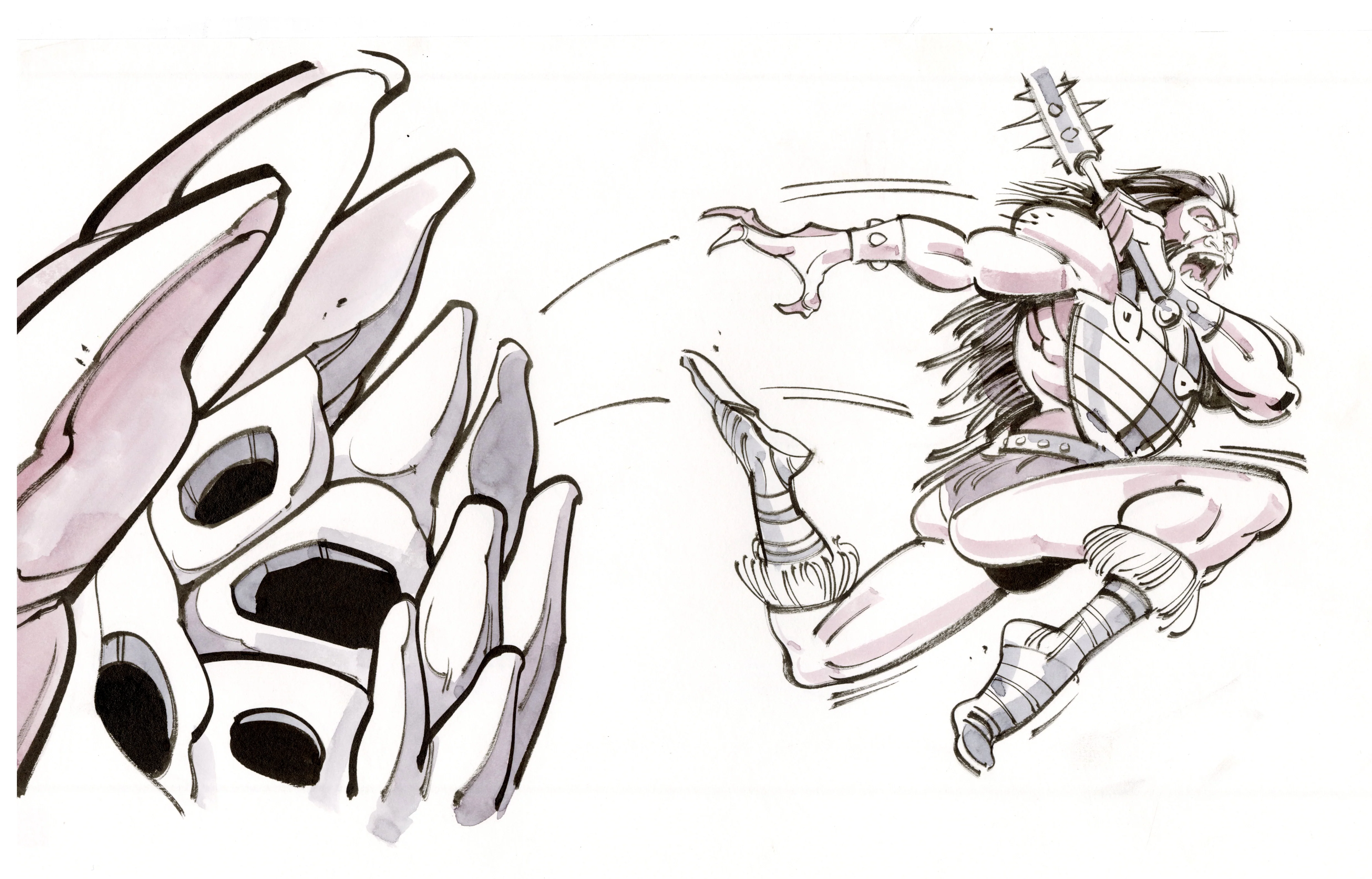 Kagan McLeod Original Art Kaptara Panel Art #11 Page 2a