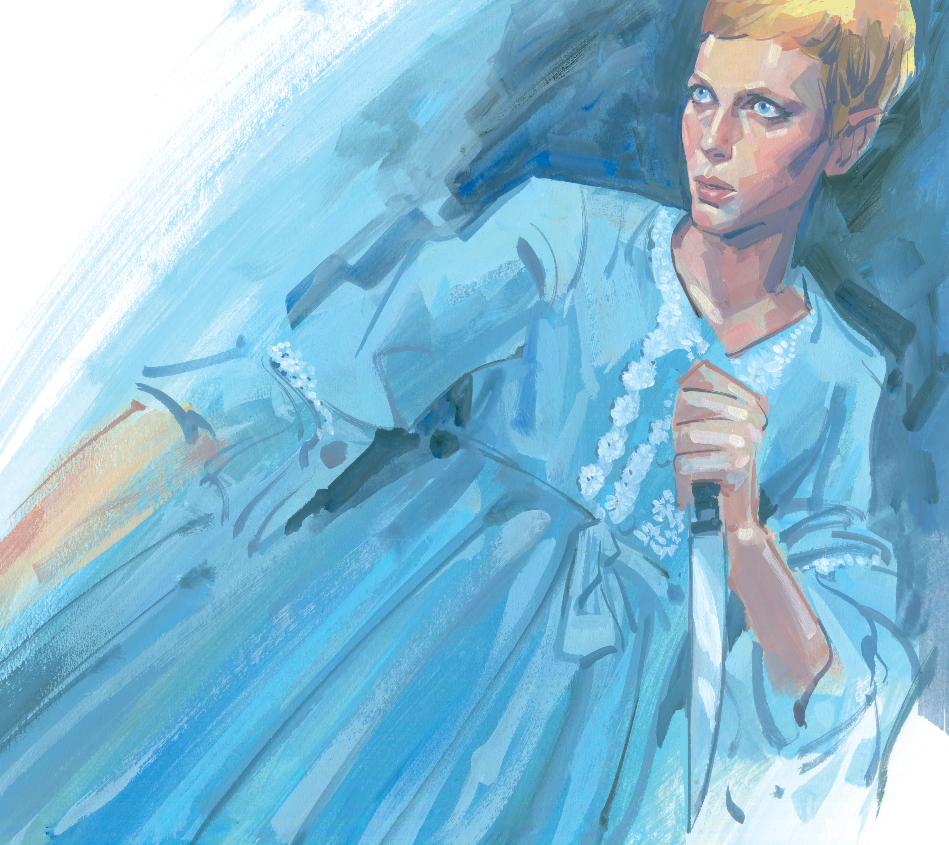 Kagan McLeod Original Art Rosemary's Baby Illustration