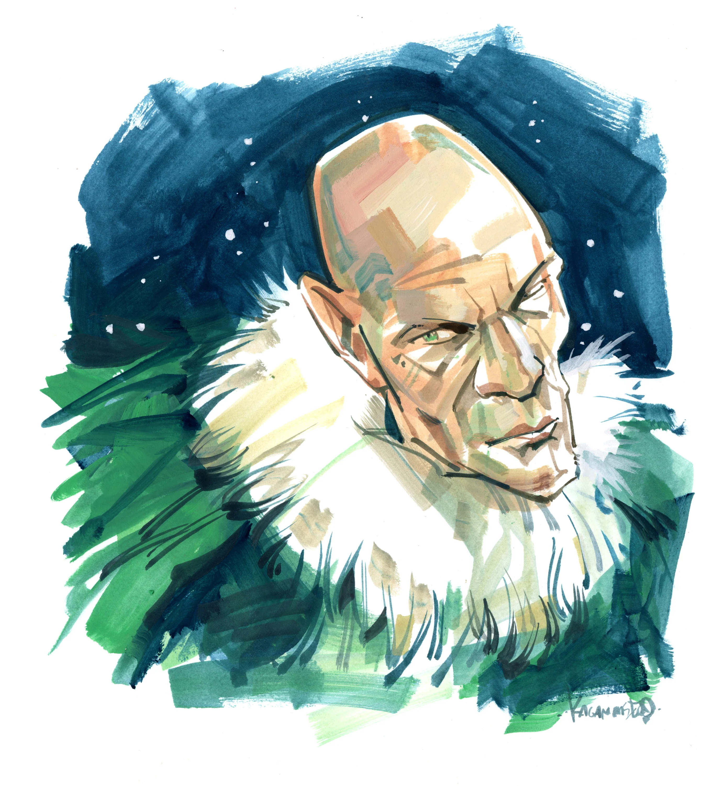 Kagan McLeod Original Art Vulture