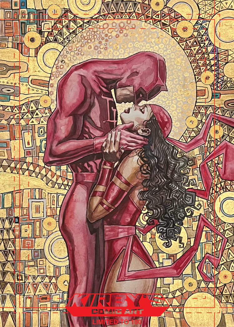 KCA Team Trading Card Style Set: 'The Kiss' Set by David Mack - Image 3
