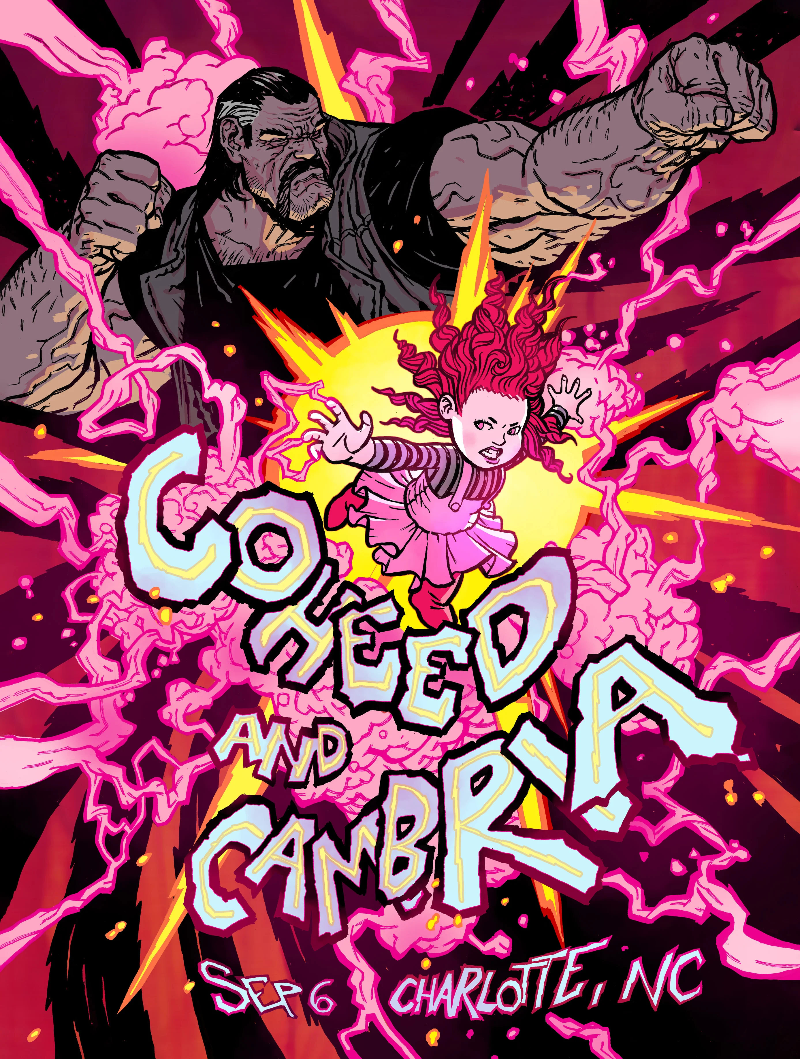 Limited to 10 AP Michal Ivan Coheed and Cambria 18x24" Official Tour Poster