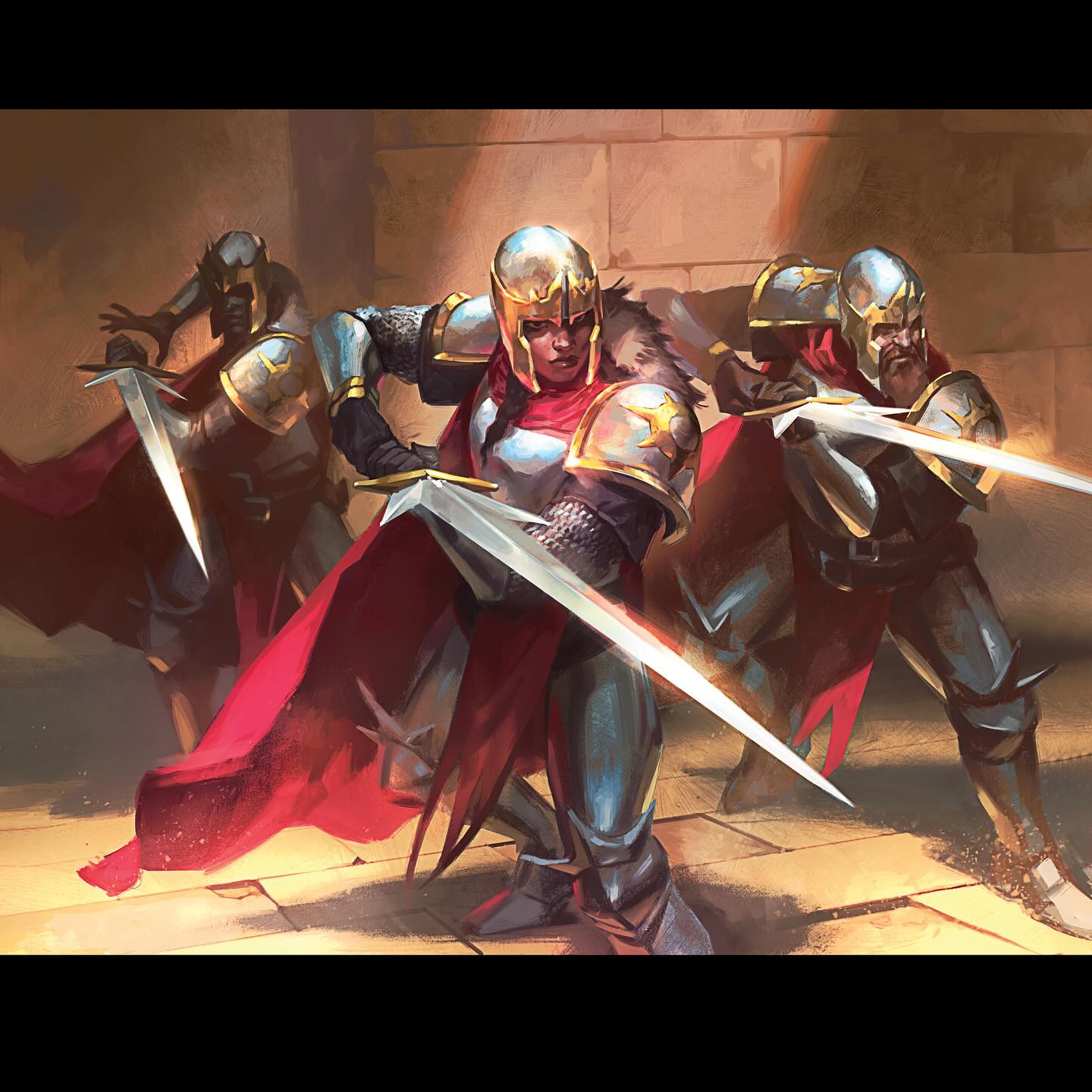 Michal Ivan Original Art Magic: The Gathering Legion Loyalty Card Art - Image 2