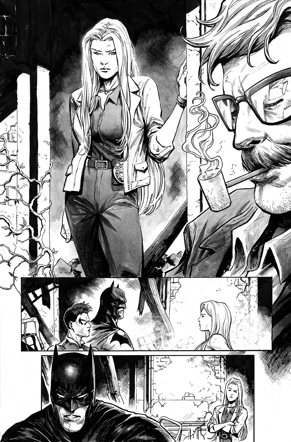 Miguel Mendonca Original Art Batman & Robin #16 Page 10