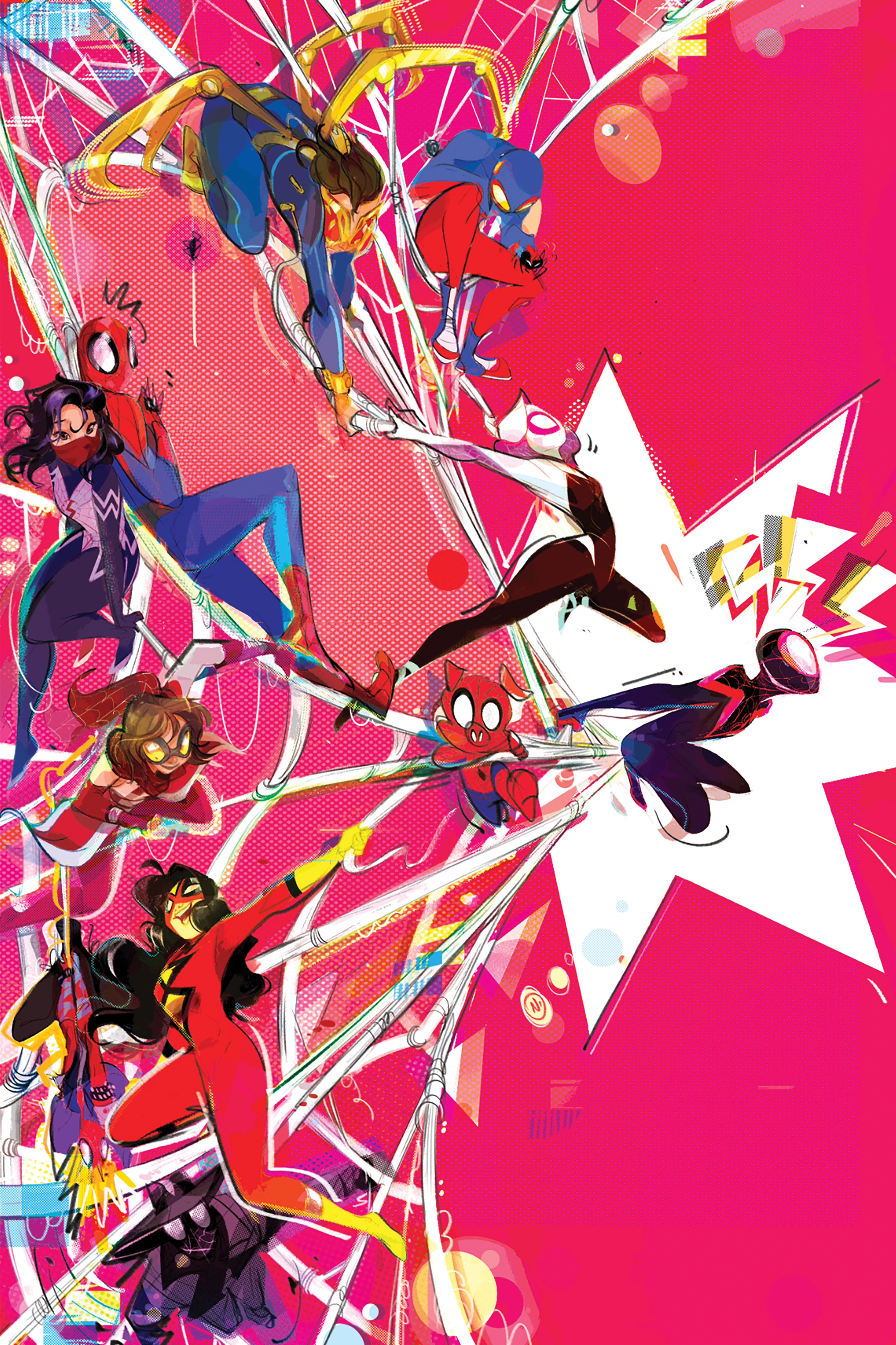 Nicoletta Baldari One-Of-One Original Giclée Art Edge of Spider-Verse #1 Cover
