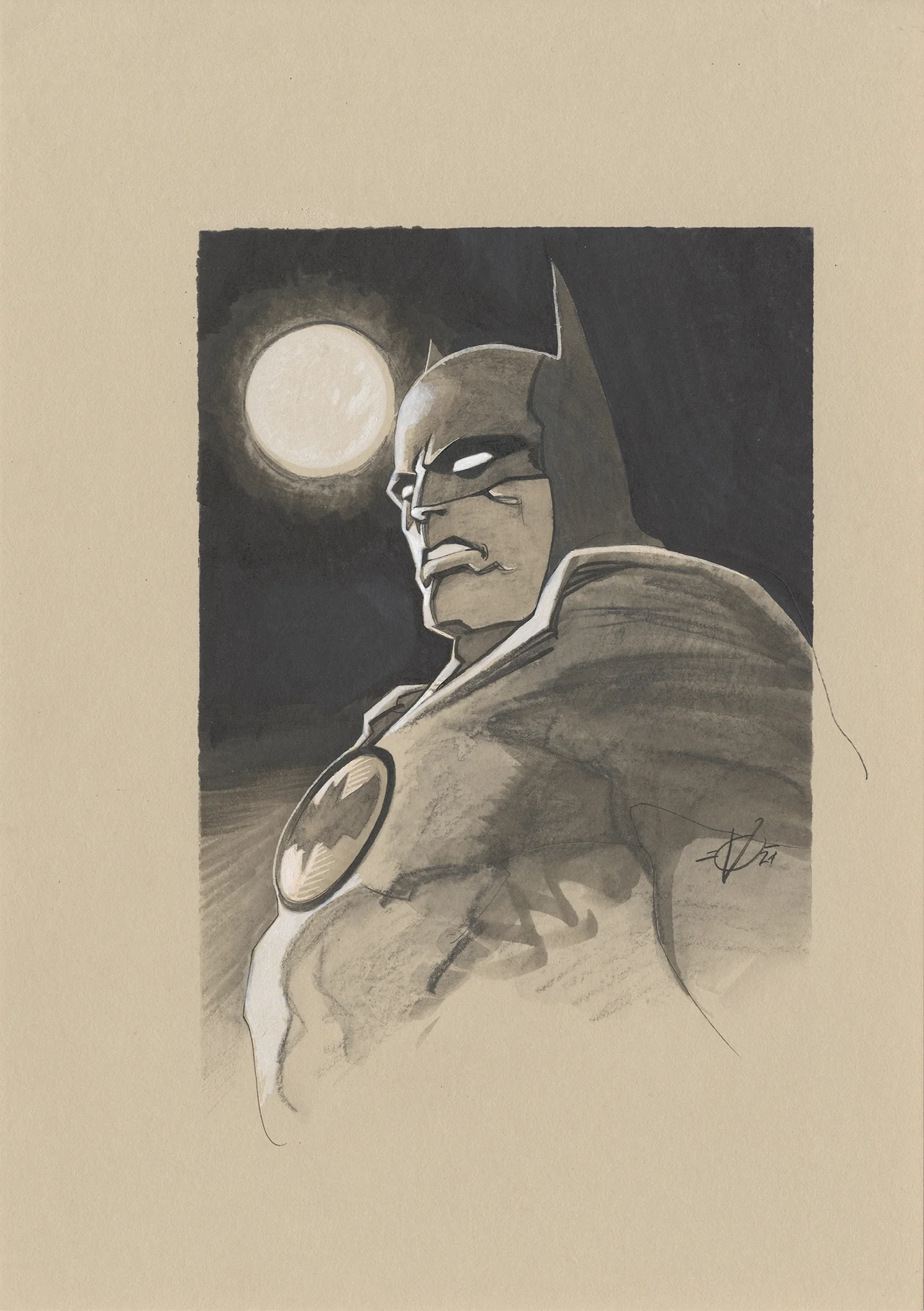 Olivier Vatine Original Art Limited to 10 Bundle Batman Edition - Image 2