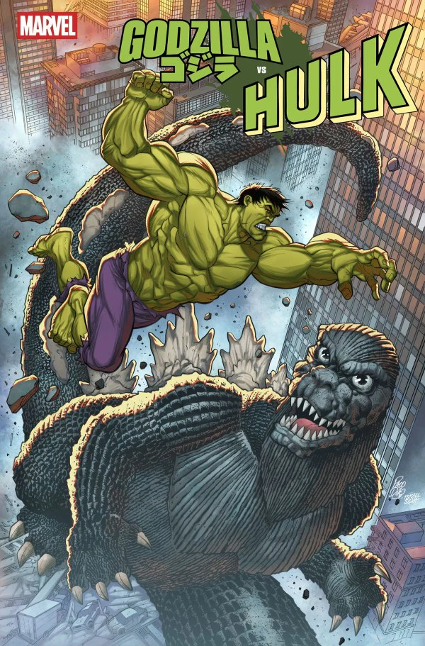 Paco Diaz Original Art Godzilla vs. Hulk #1 Cover - Image 2